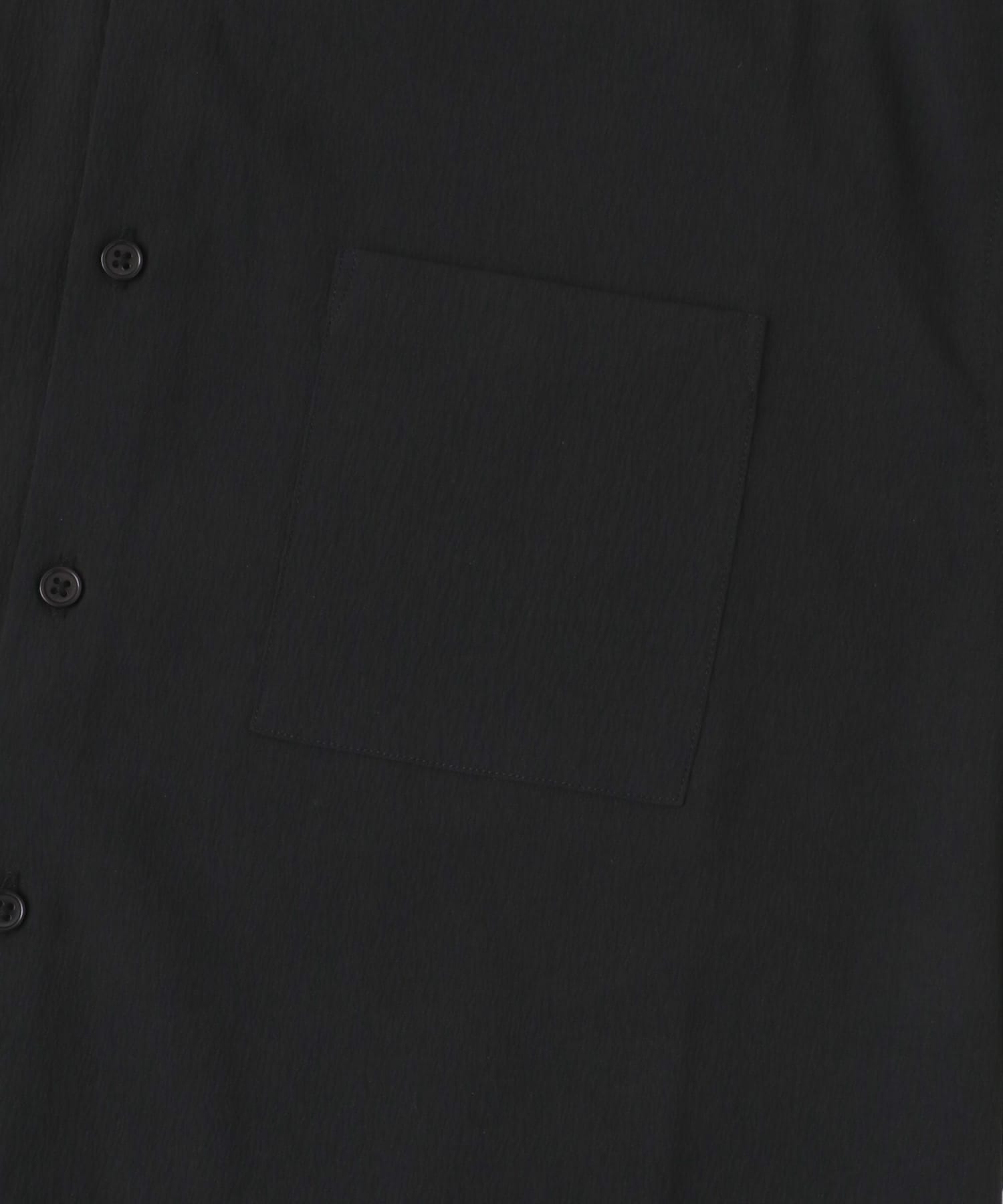 ヨウリュウレギュラーカラー半袖シャツ BLK M