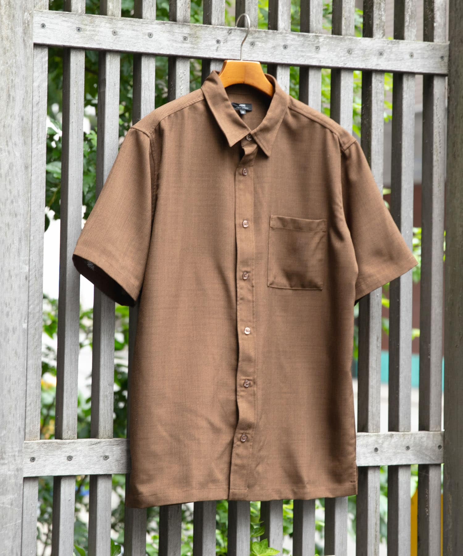 『イージーケア/速乾/UVカット』『セットアップ対応』クイックドライリネンタッチ半袖シャツ