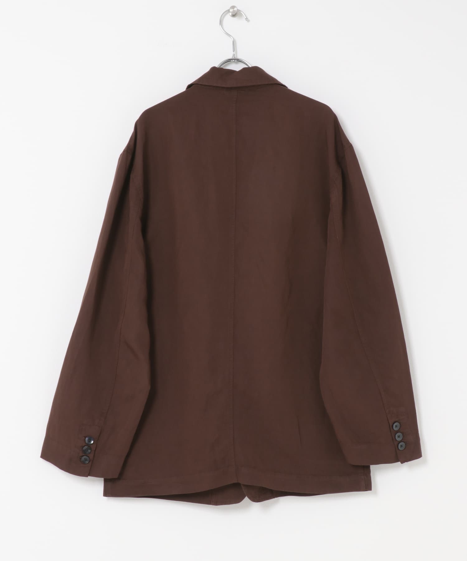 Linen Blend Tailored Shirts Jacket BRN M