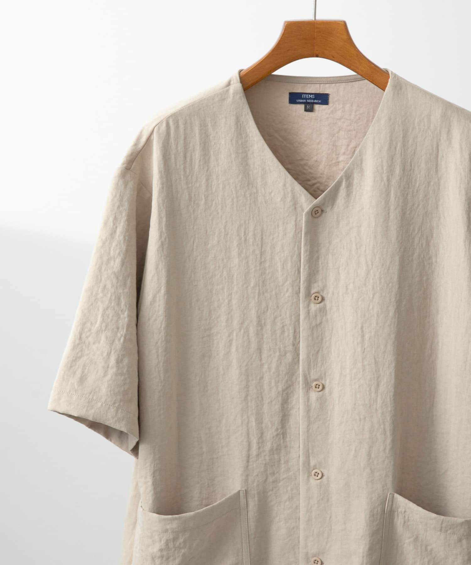 F.S. Vネック半袖シャツ