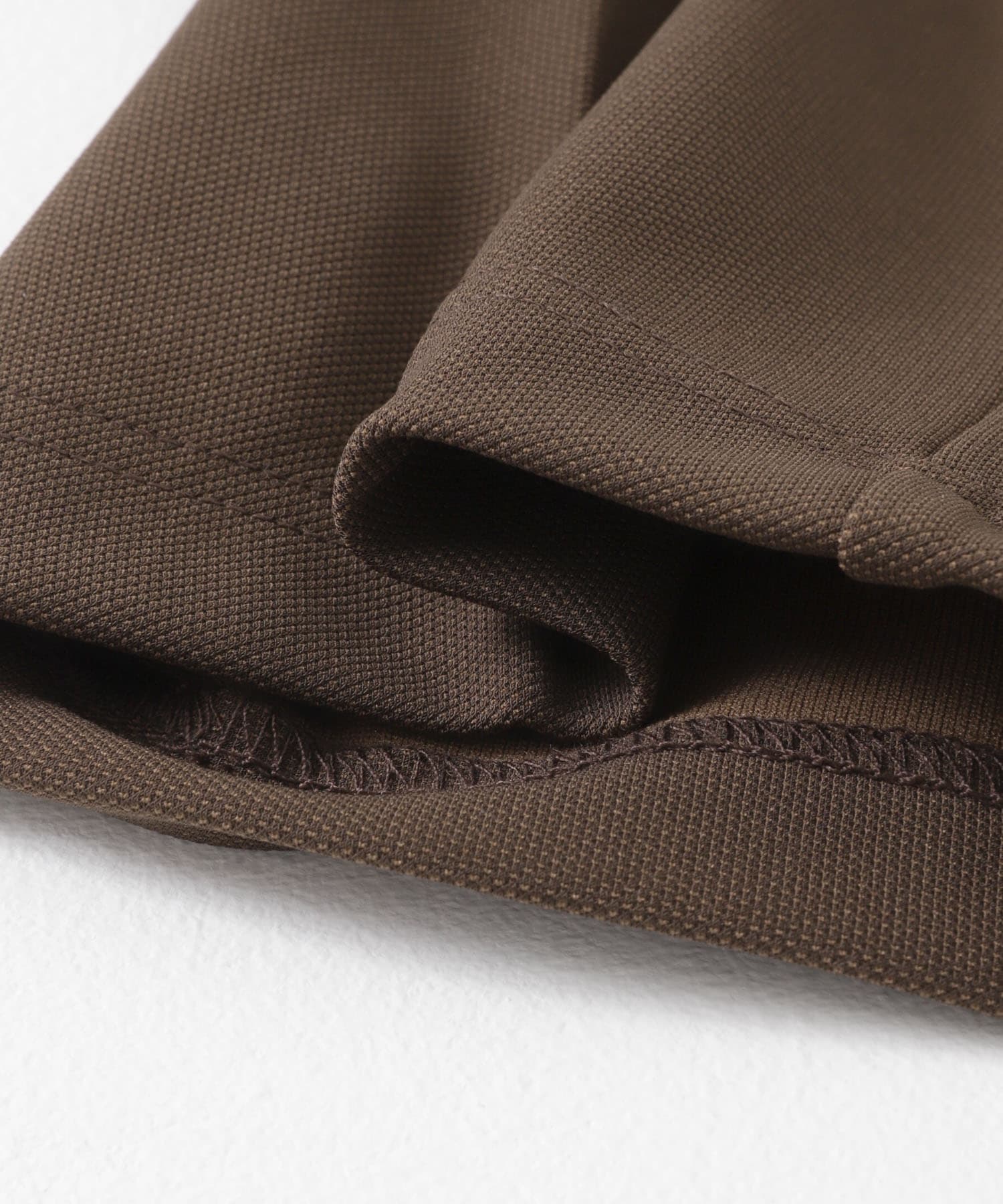 1-tuck スリムフィットスラックス D.BRN M