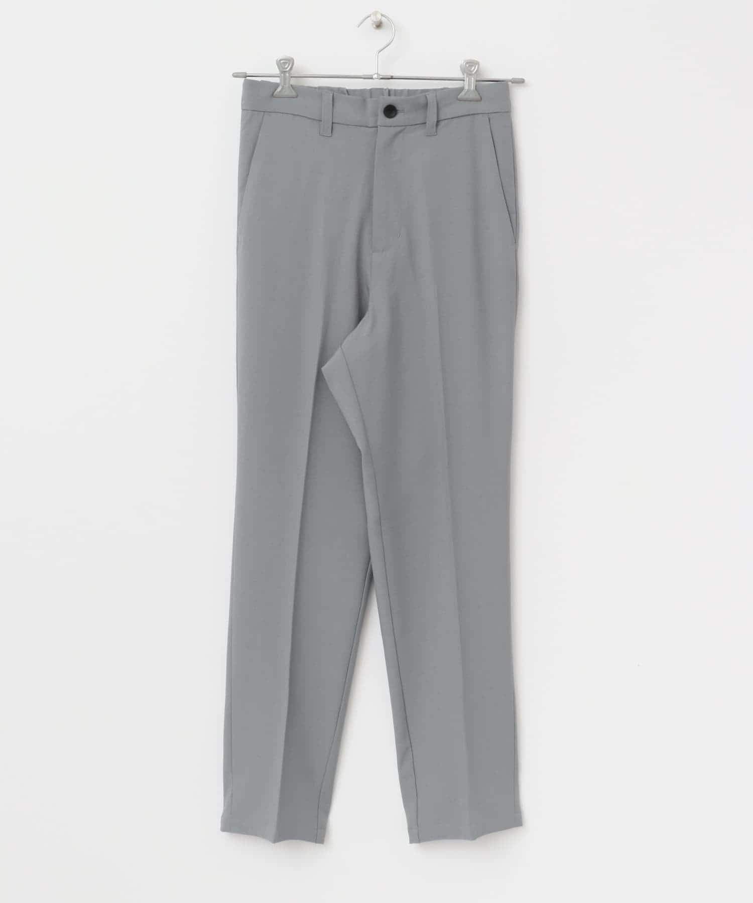 2wayストレッチ テーパードスラックス GRY S