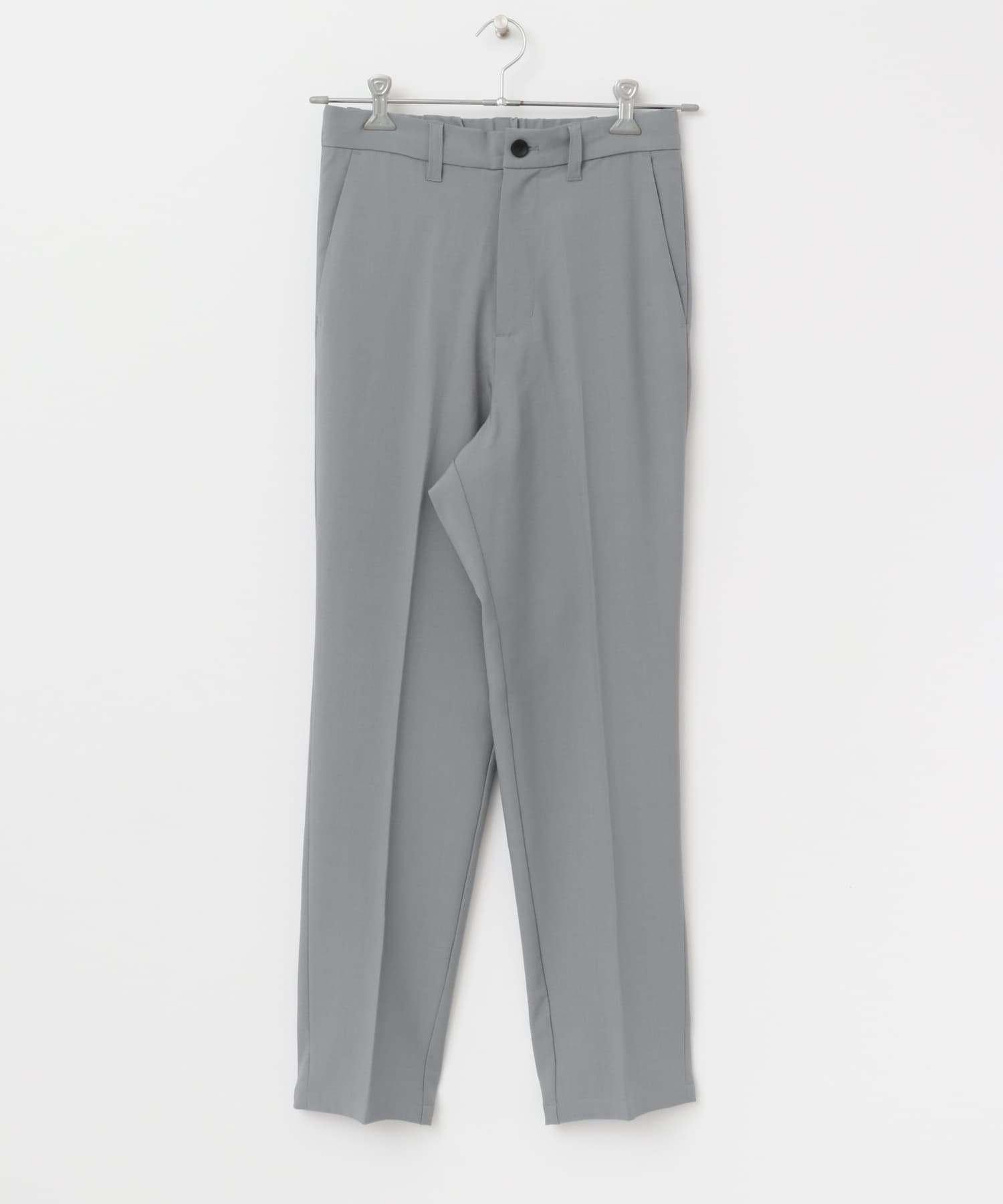 2wayストレッチ テーパードスラックス GRY S