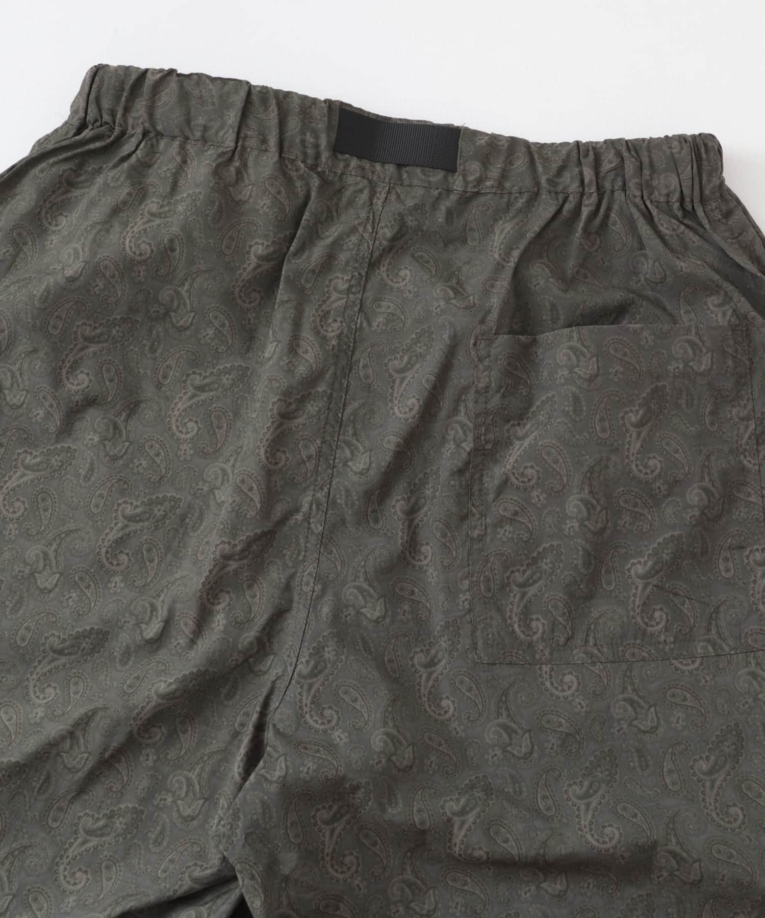 『セットアップ対応』Nylon Paisley Shorts KHK M
