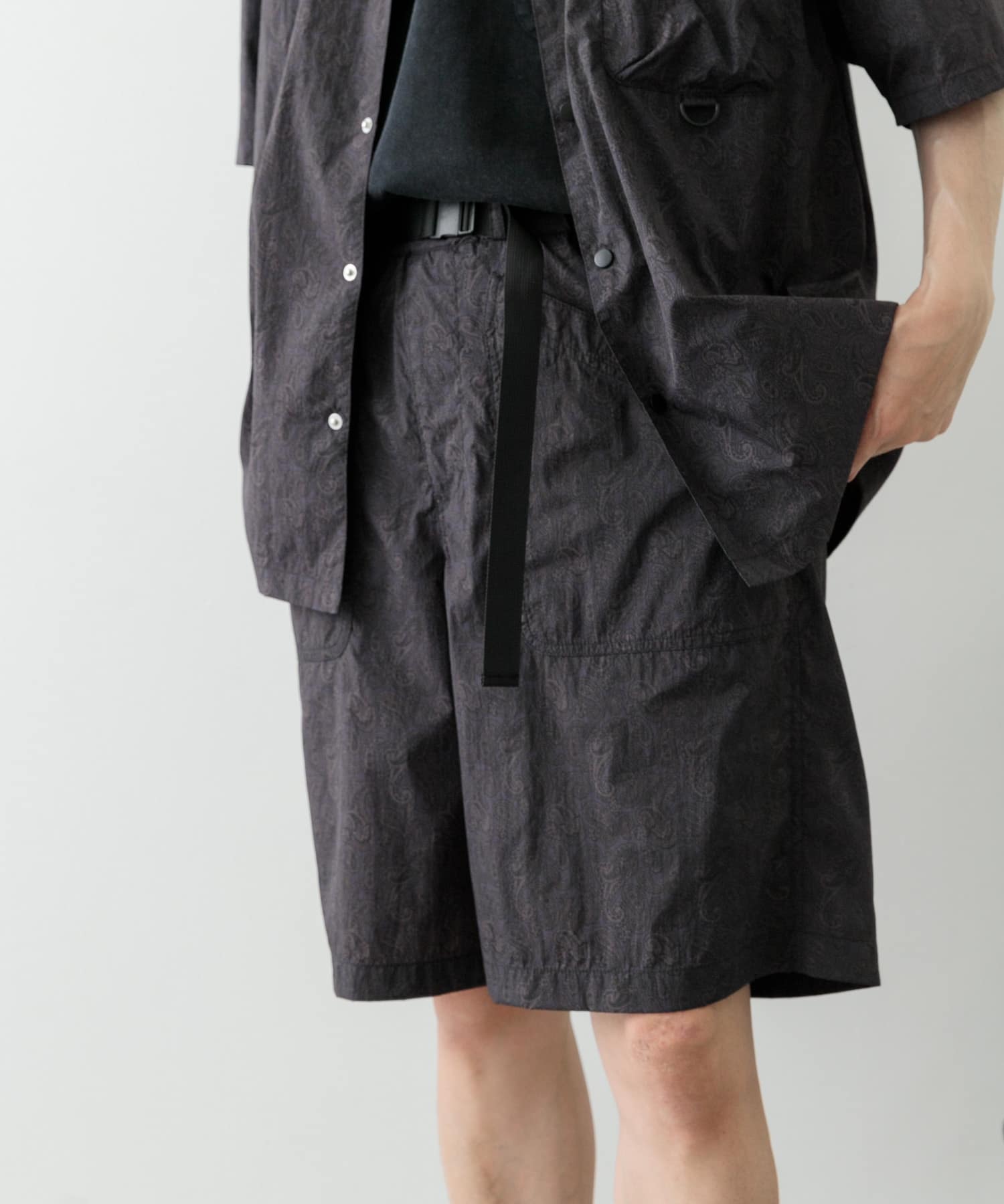 『セットアップ対応』Nylon Paisley Shorts