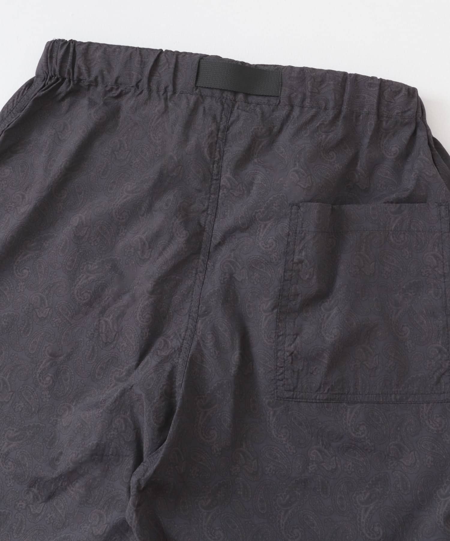 『セットアップ対応』Nylon Paisley Shorts BLK M
