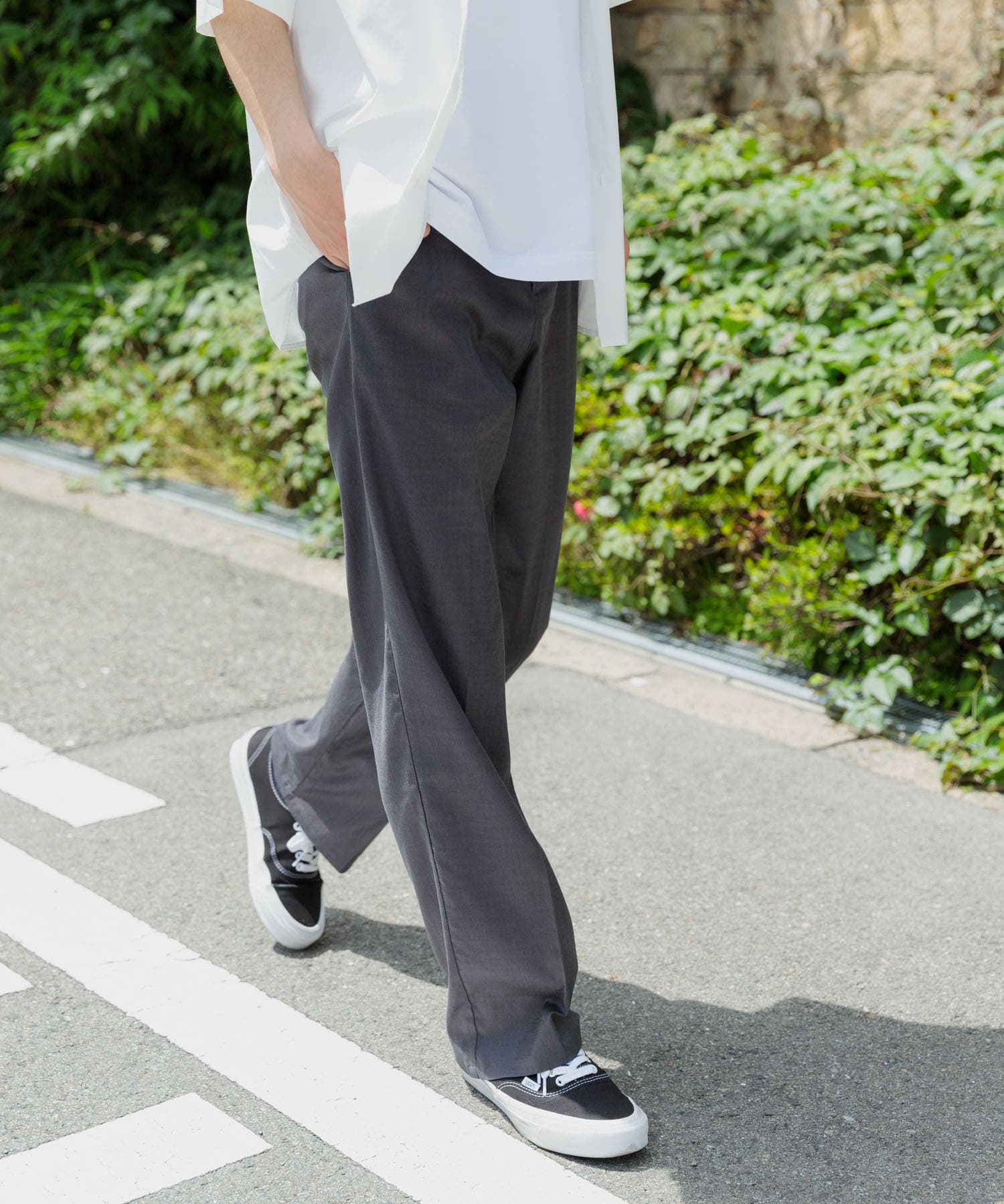 『セットアップ対応』Linen Blend Trousers