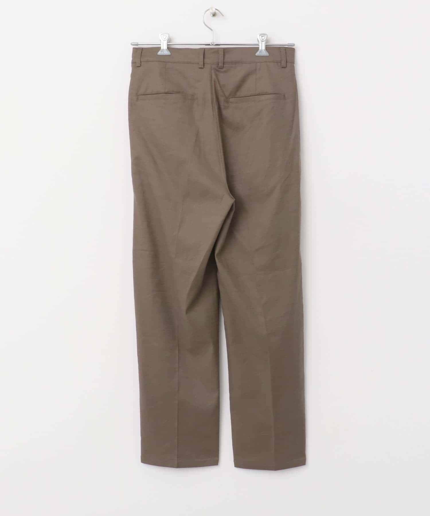 『セットアップ対応』Linen Blend Trousers BRN M