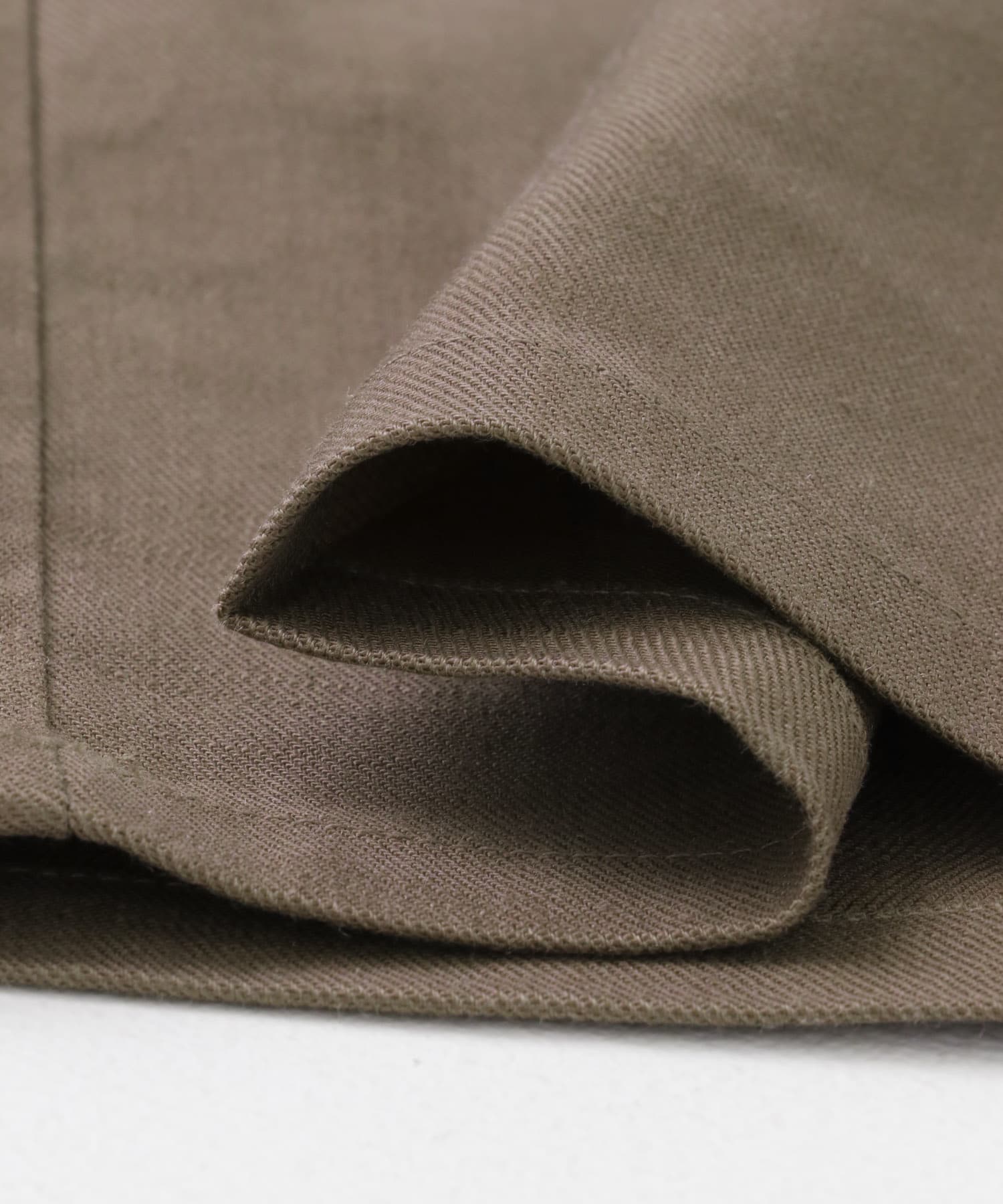 『セットアップ対応』Linen Blend Trousers BRN M