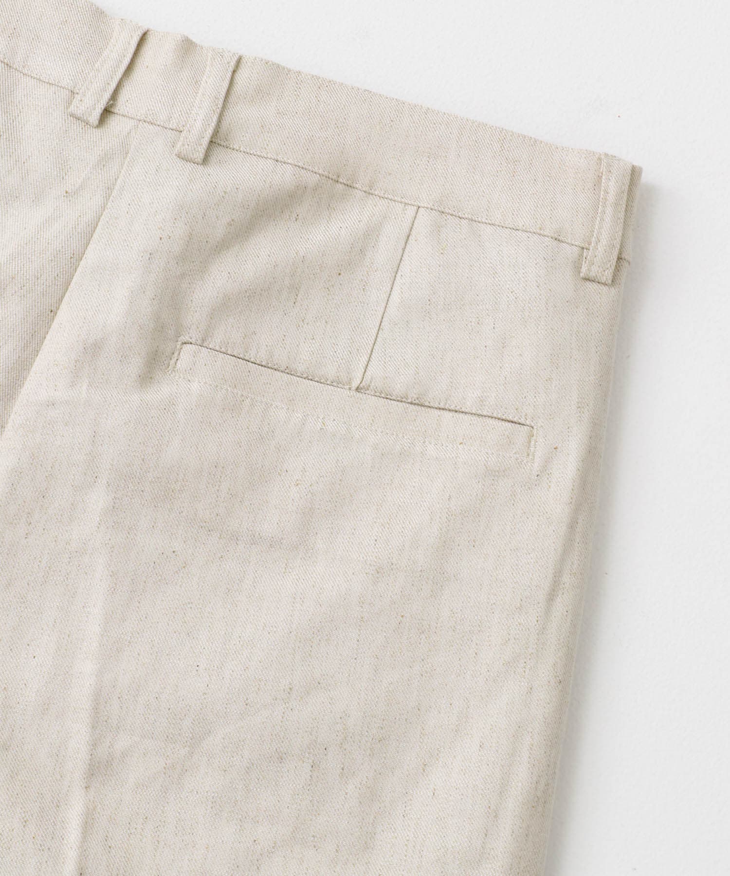 『セットアップ対応』Linen Blend Trousers IVO M