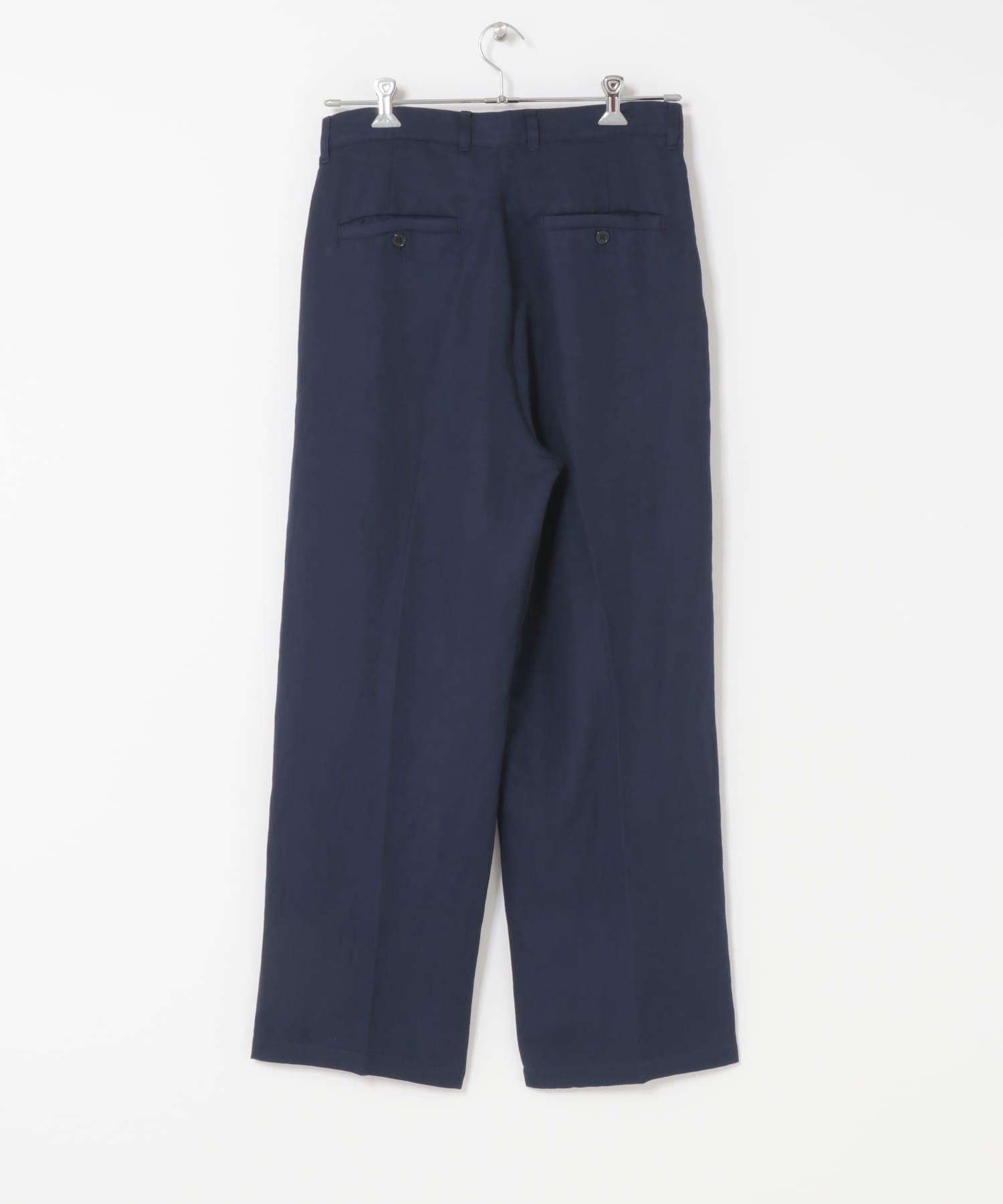 Linen Blend Tapered Pants NVY M