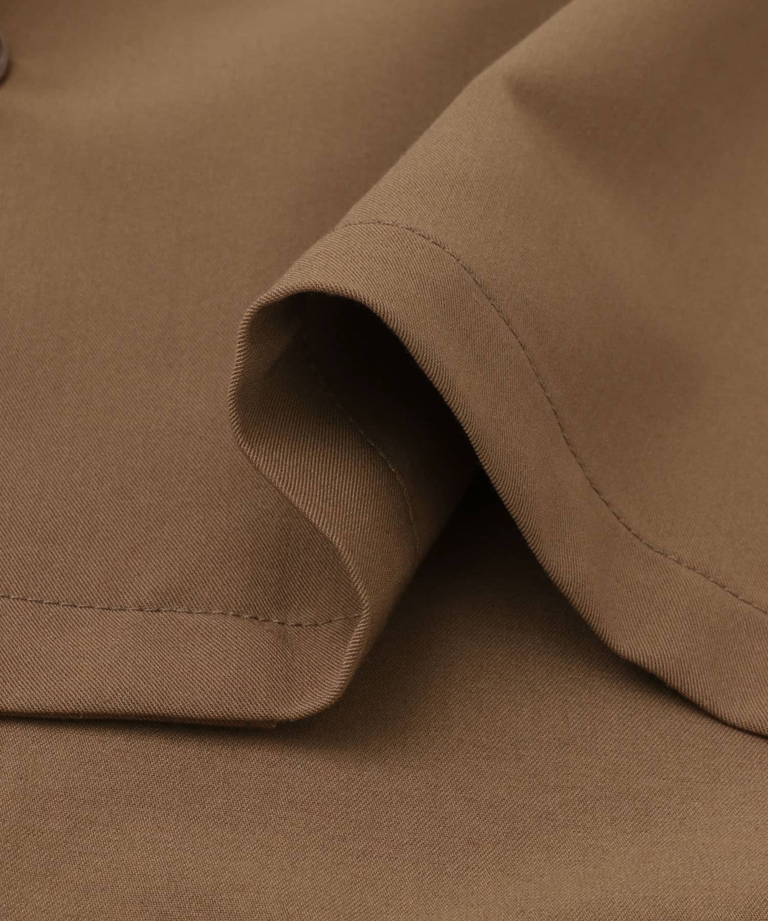 TRオープンカラーシャツ+パンツSET BRN S