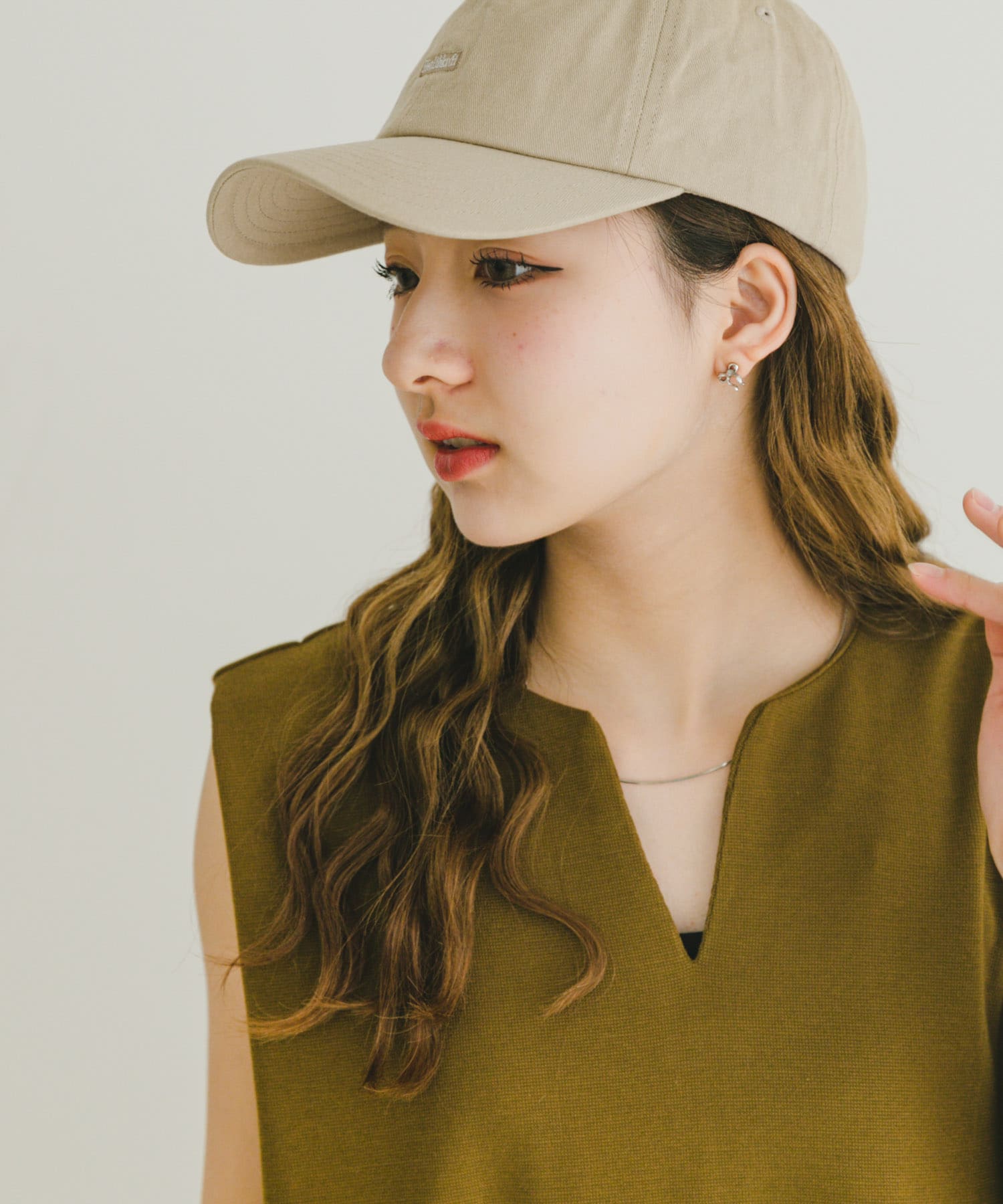 Healthknit　ワンポイント刺繍CAP BEG -