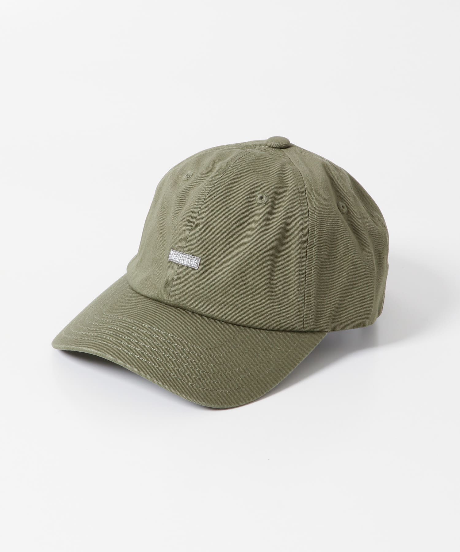Healthknit　ワンポイント刺繍CAP KHK -