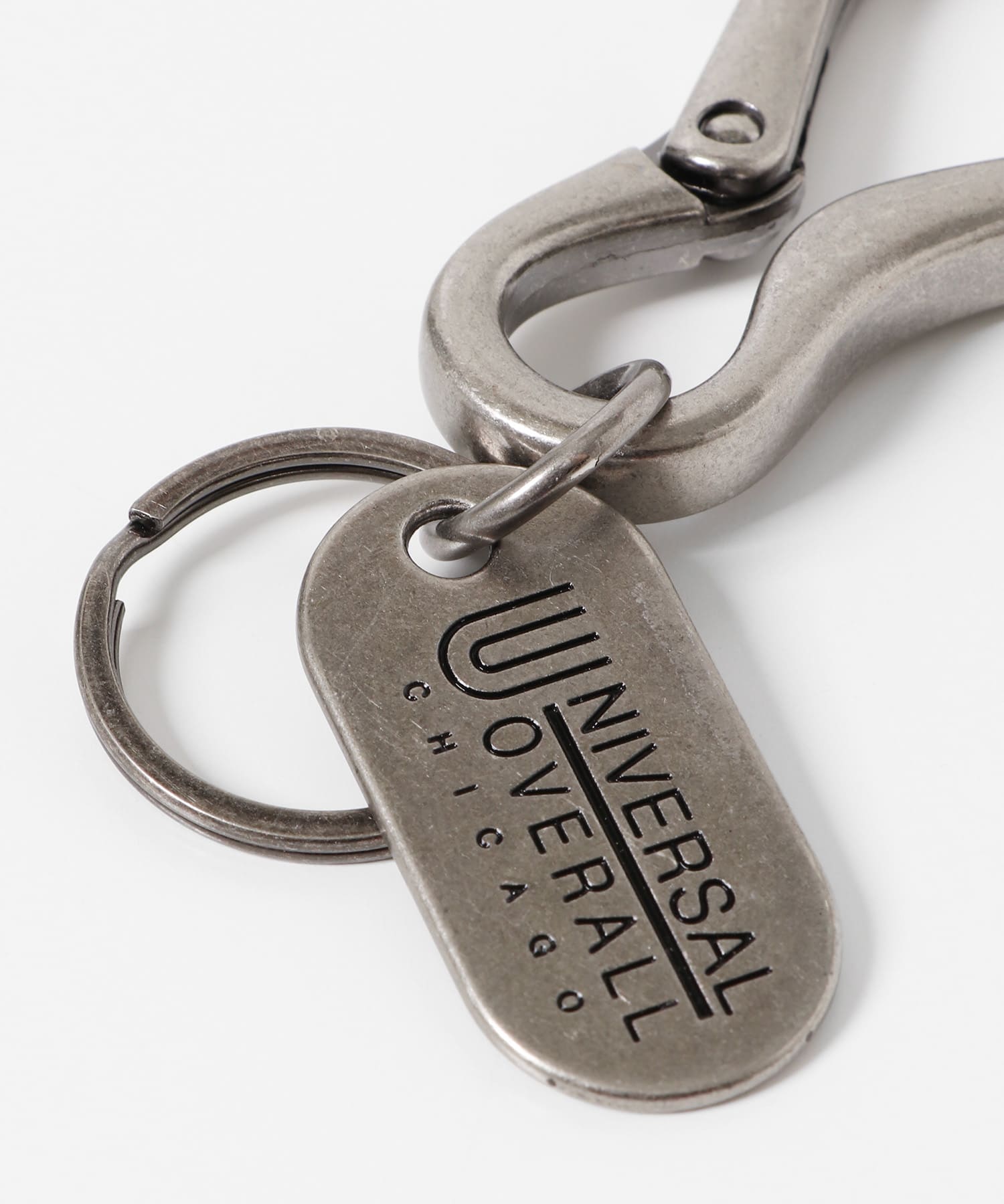 U.O.Carabiner Key Ring SLV -