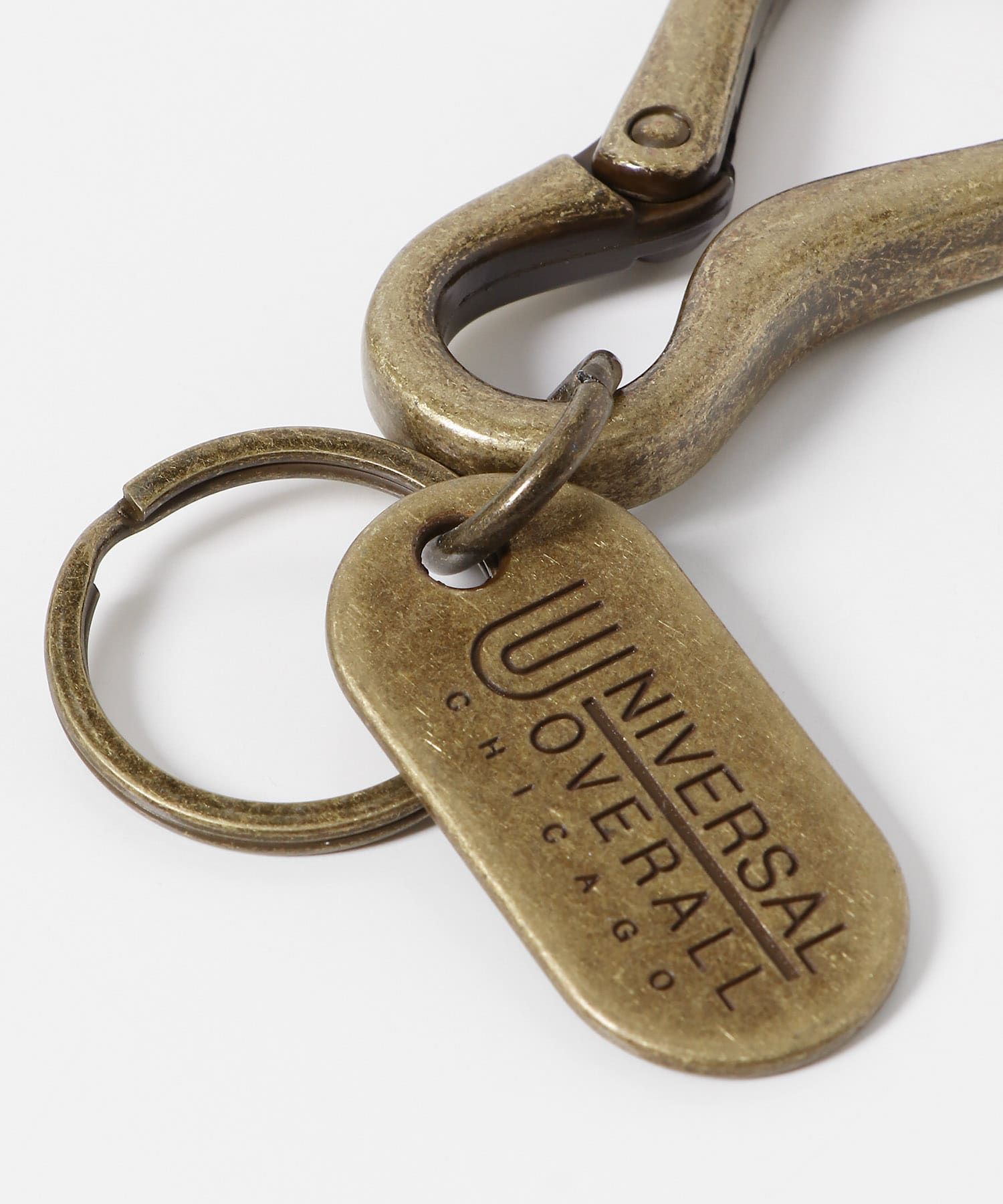 U.O.Carabiner Key Ring GLD -