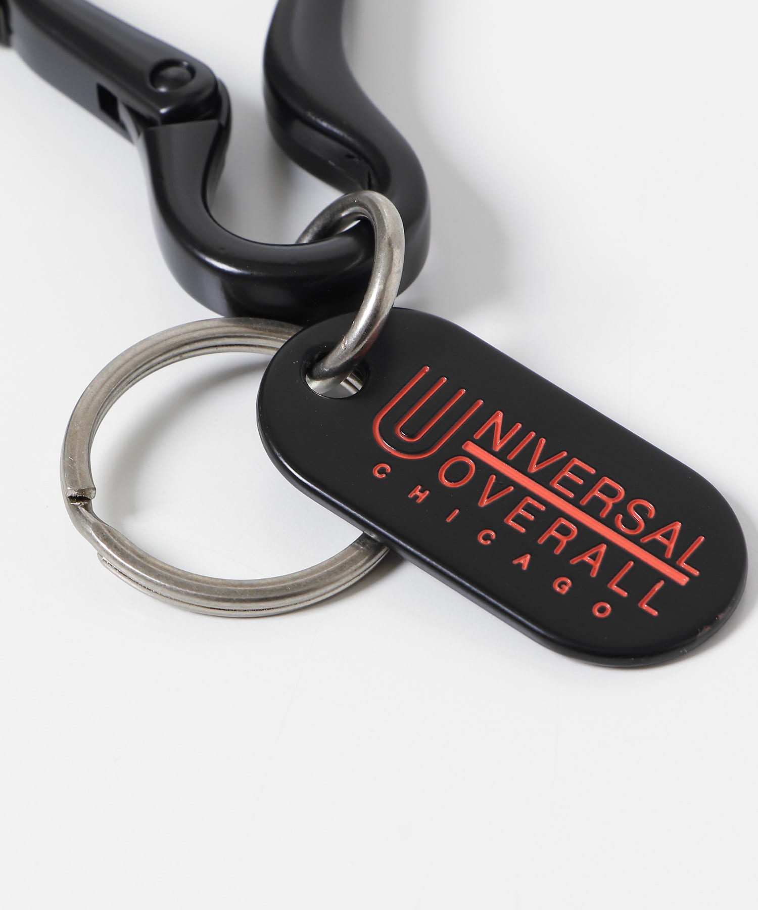 U.O.Carabiner Key Ring BLK -