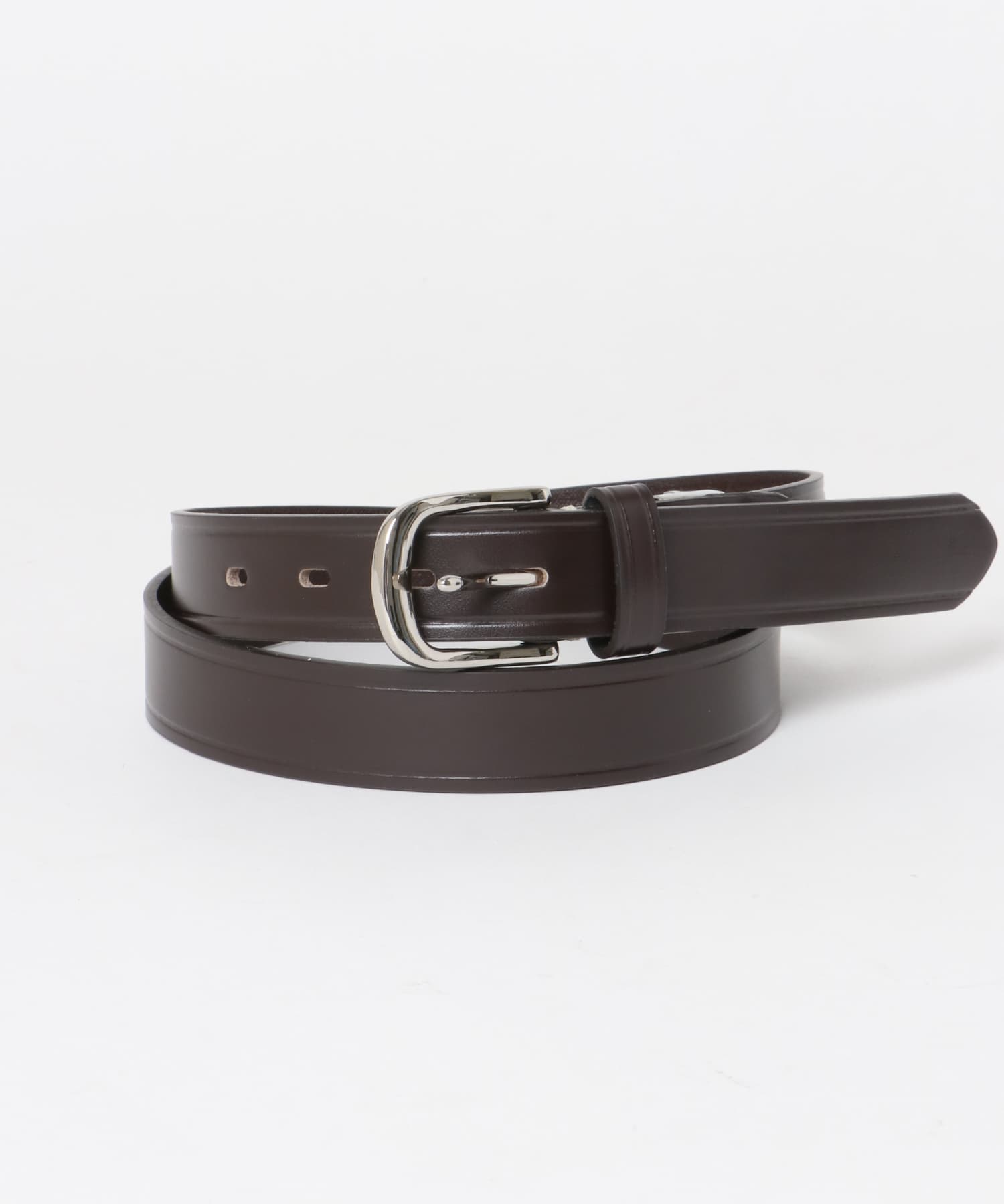 U.O.Leather Belt D.BROWN -