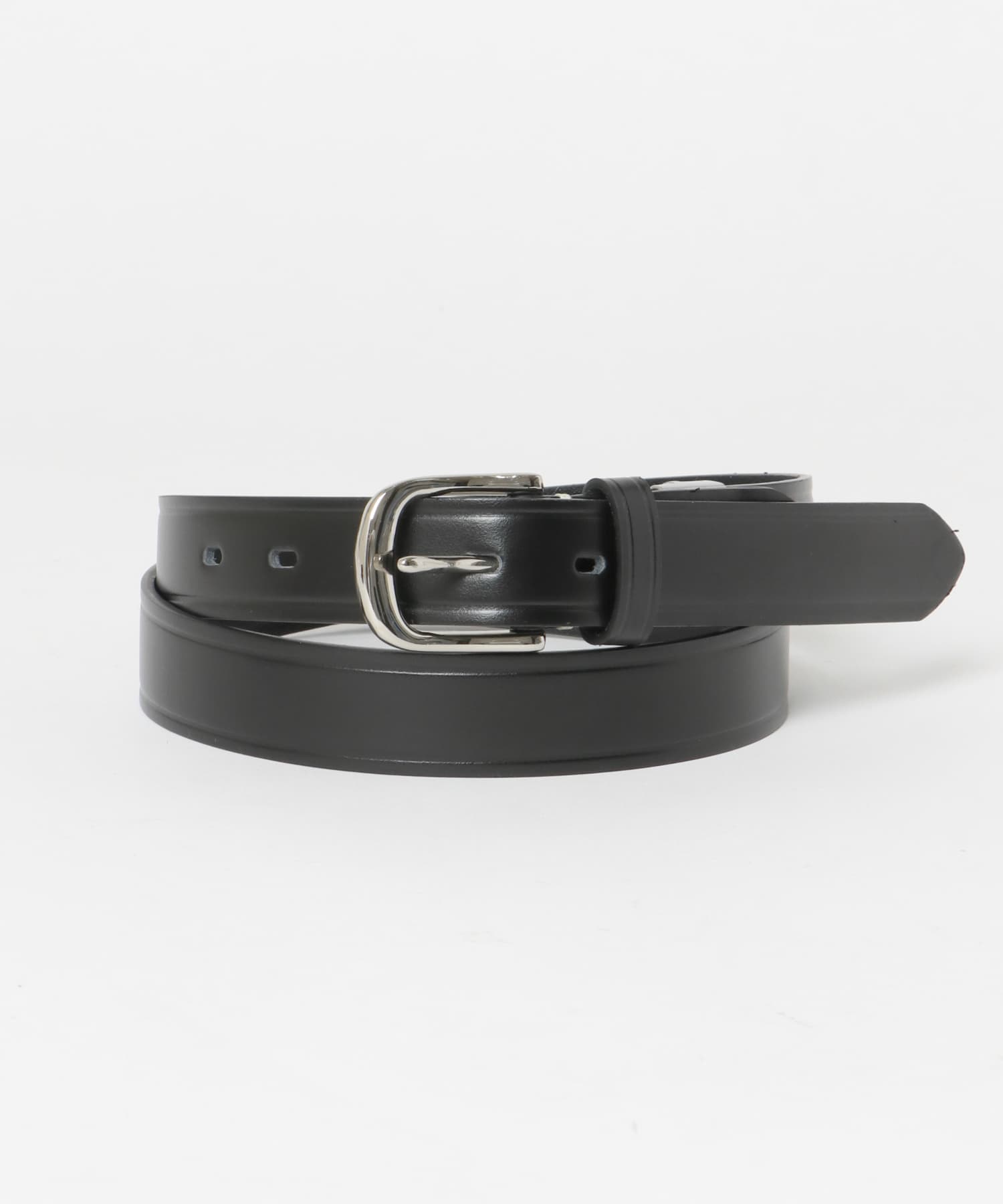 U.O.Leather Belt BLK -