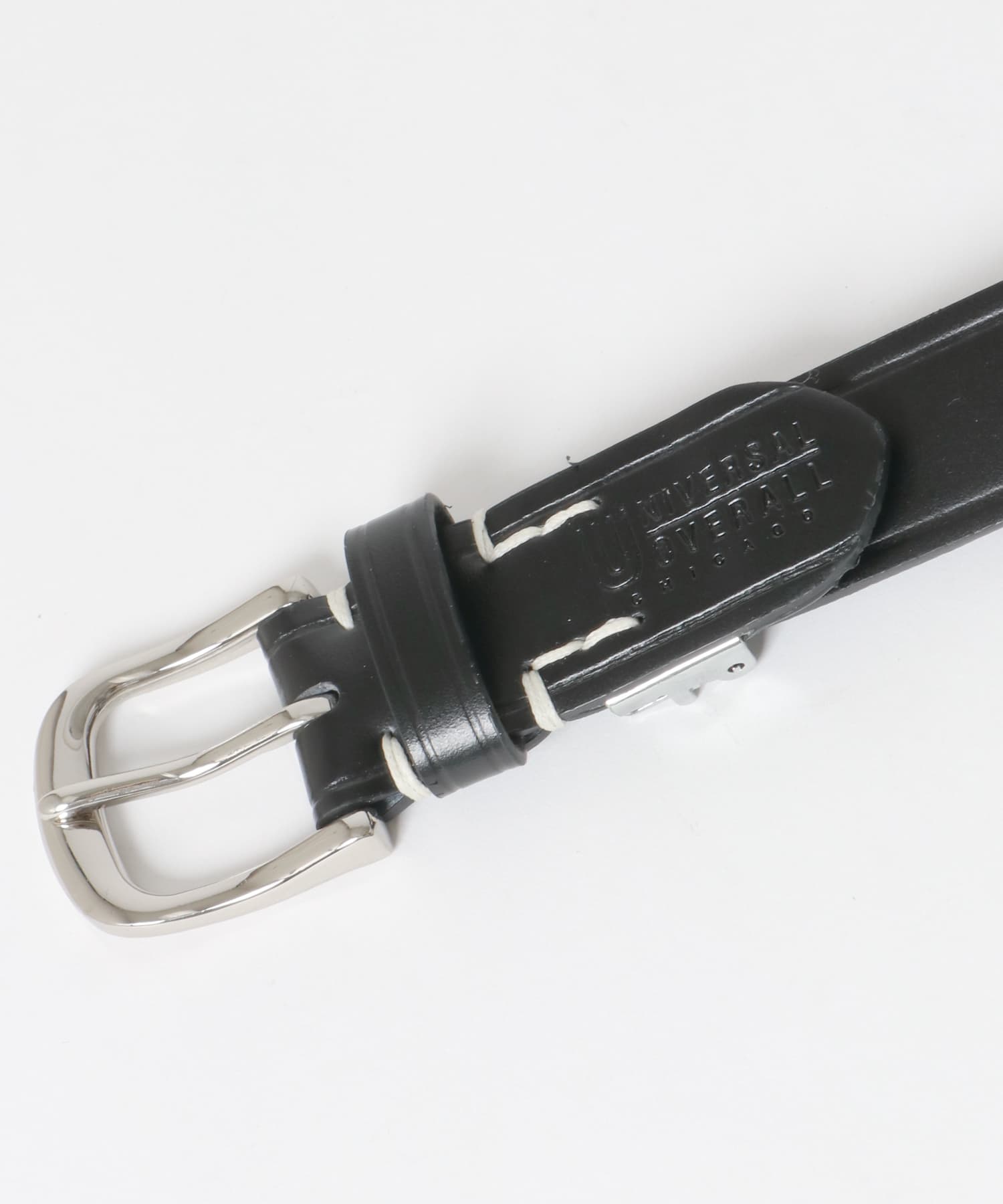 U.O.Leather Belt BLK -