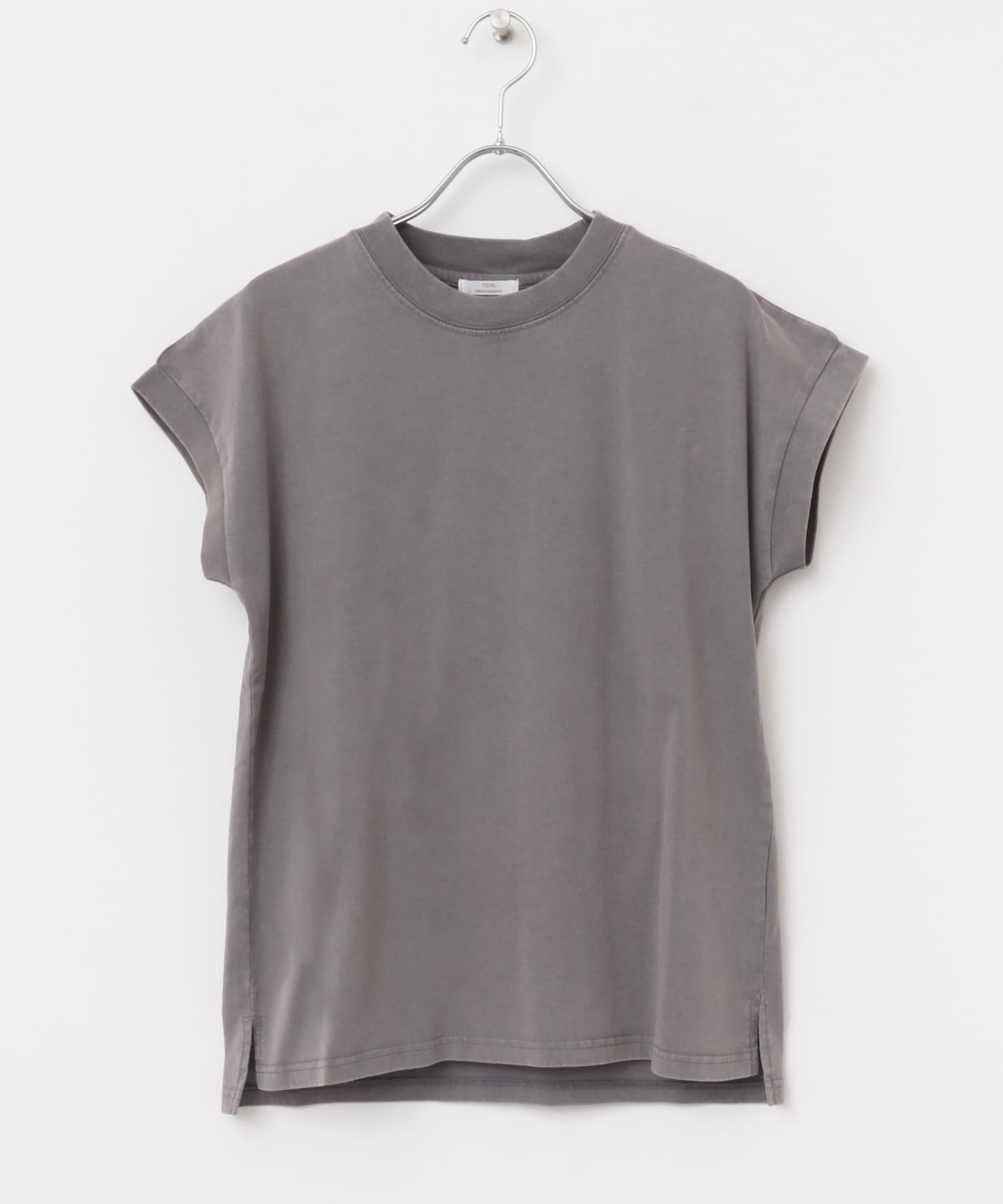 ピグメントフレンチTシャツ GRY FREE