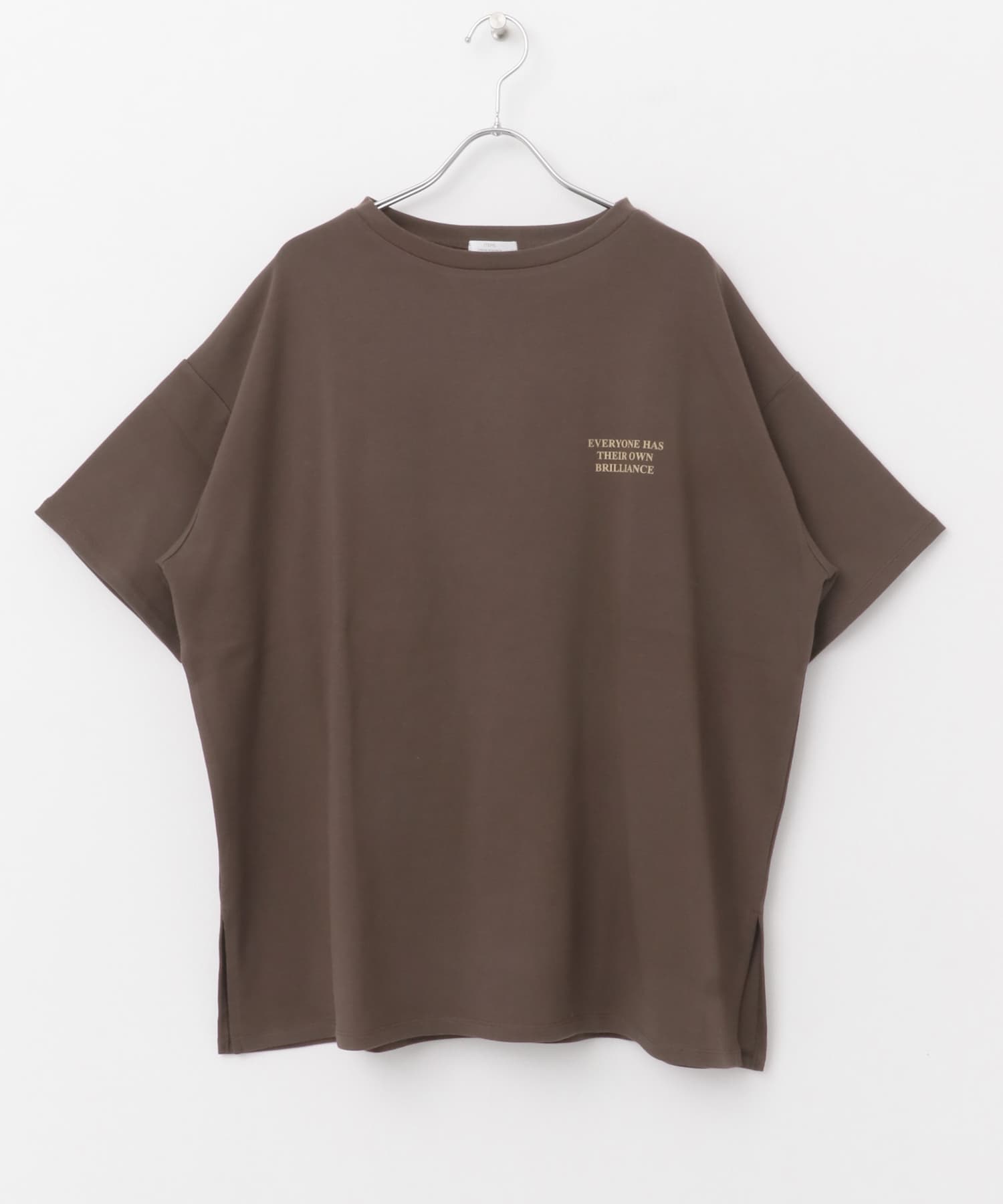 バックプリントロゴTシャツ BRN FREE