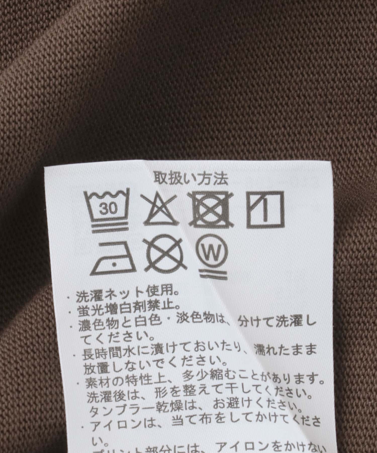 バックプリントロゴTシャツ BRN FREE