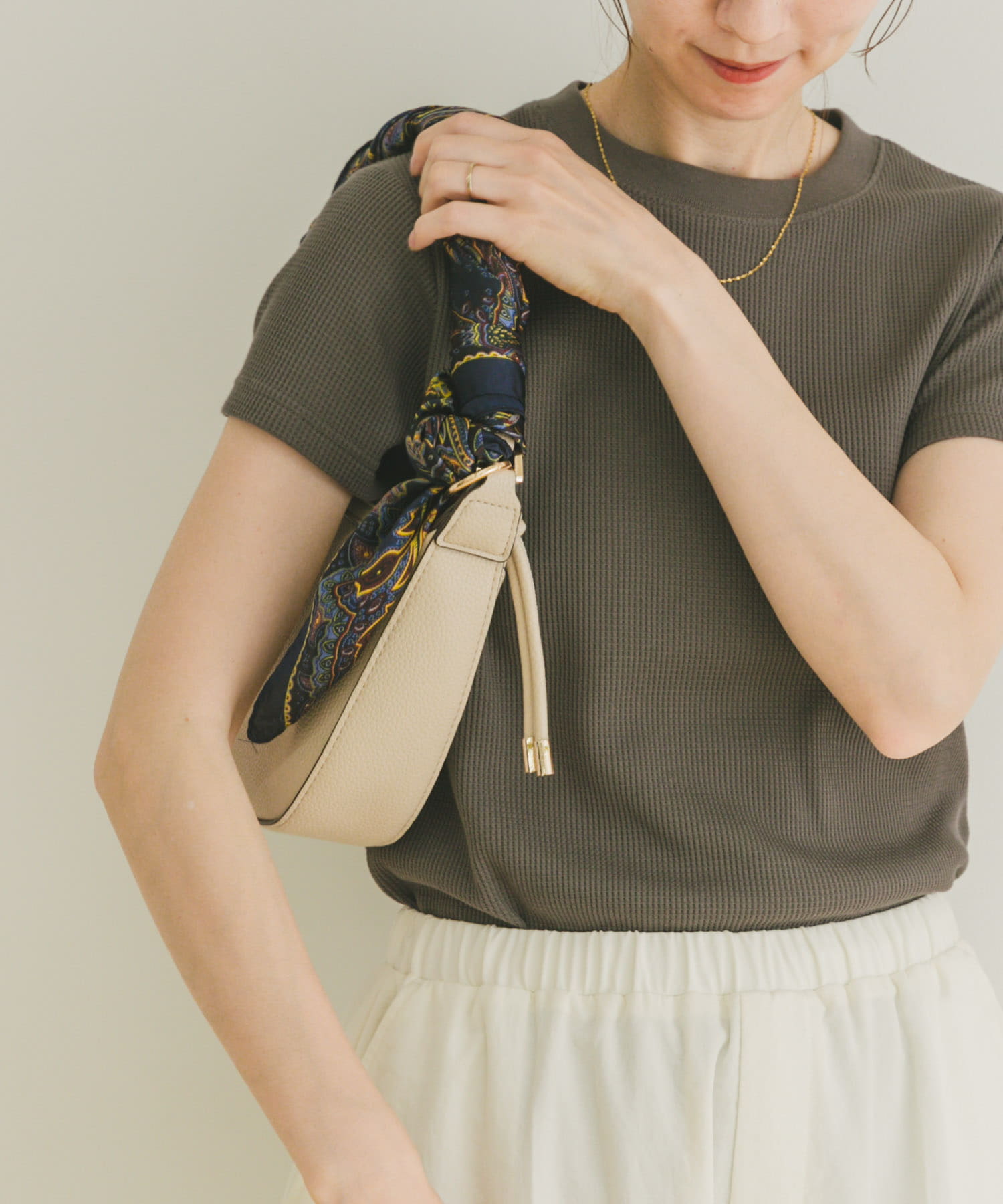 ワッフル半袖Tシャツ