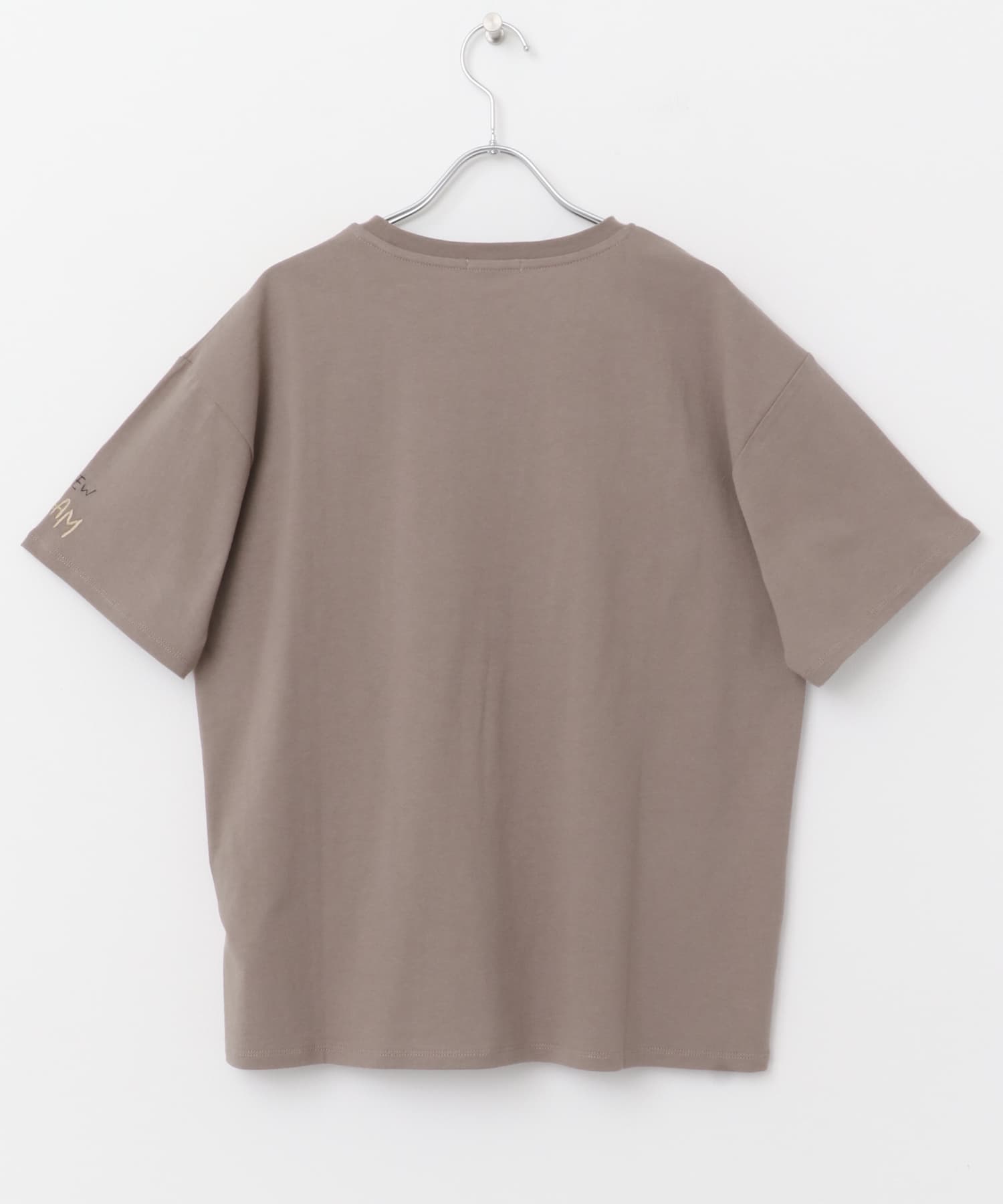 ロゴ刺繍半袖Tシャツ MOC FREE