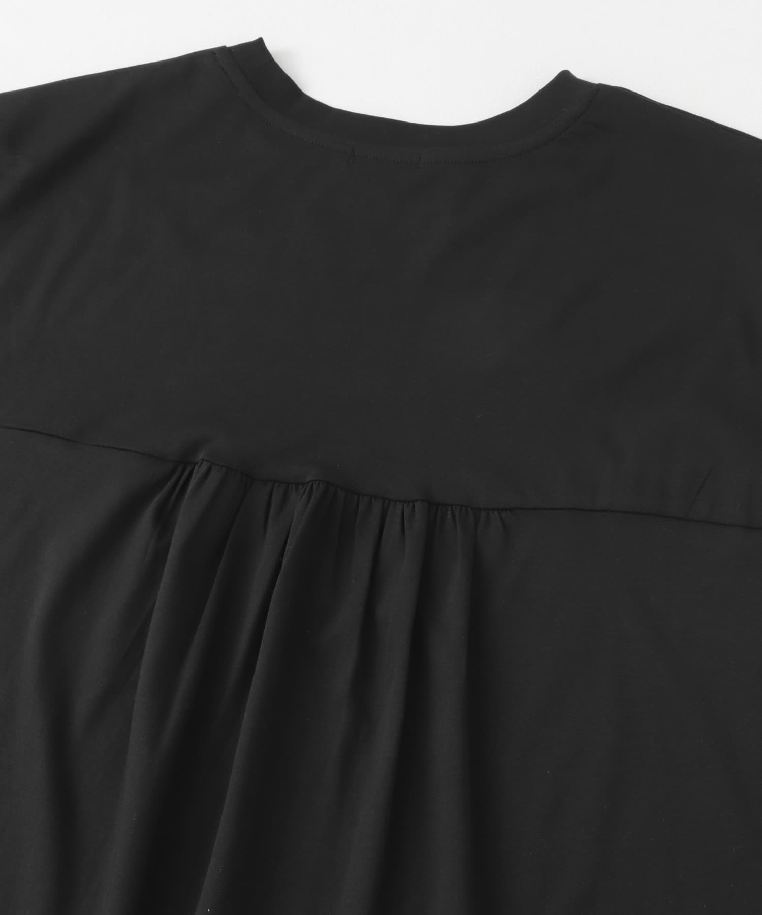 バックティアードフレンチTシャツ BLK FREE