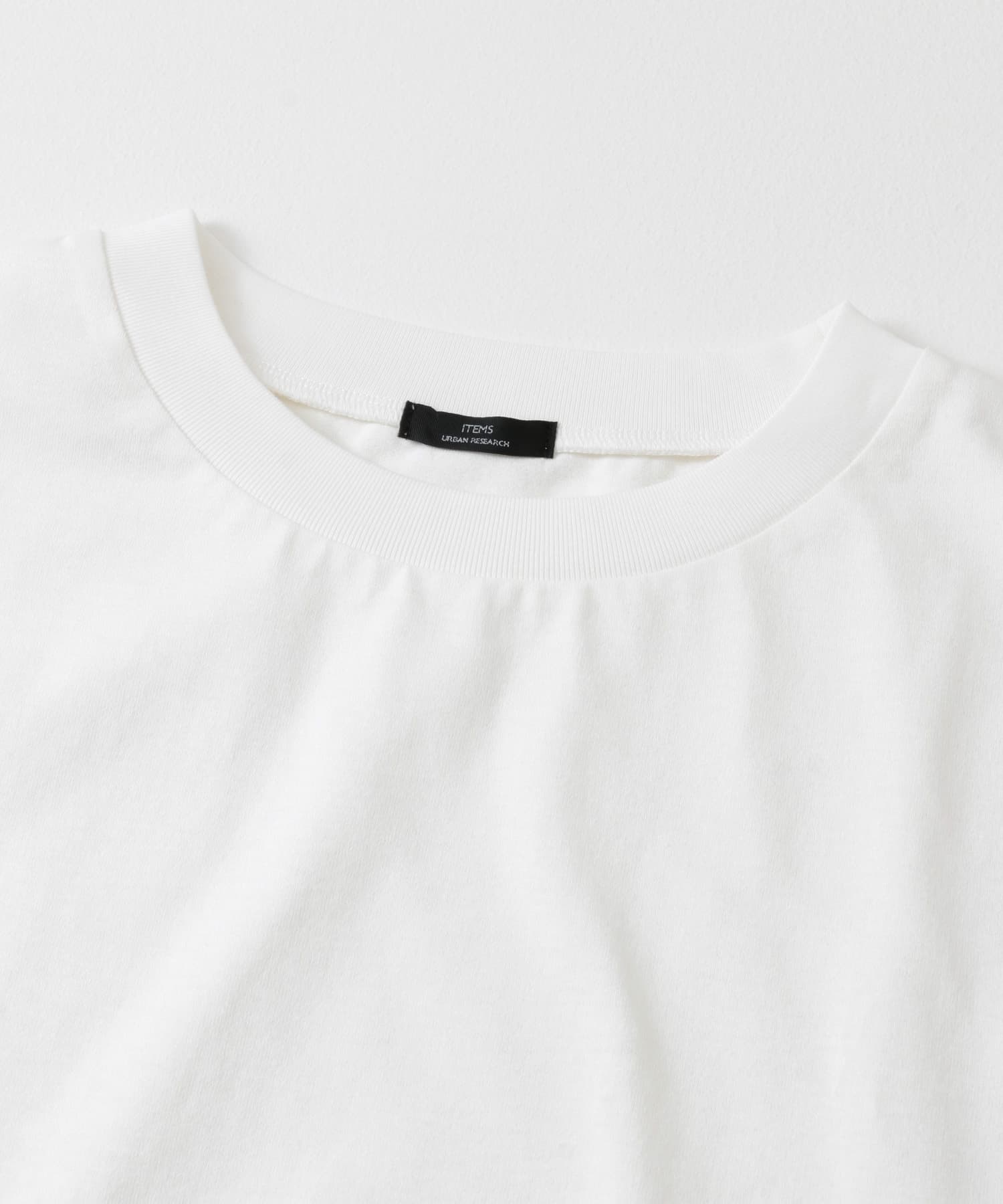 クルーネックノースリTシャツ WHT FREE