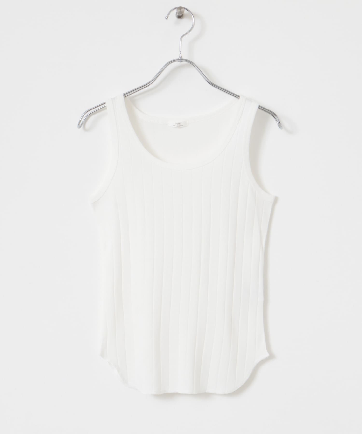 クールコットンリブタンクトップ