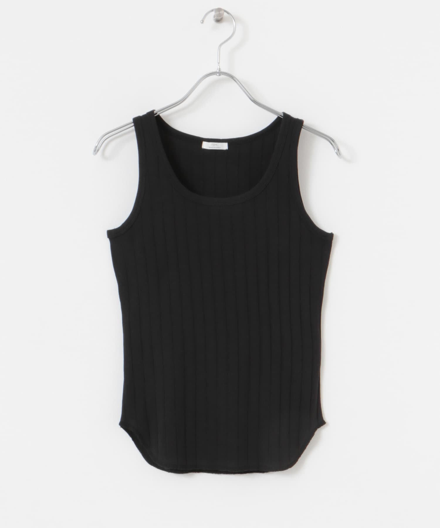 クールコットンリブタンクトップ