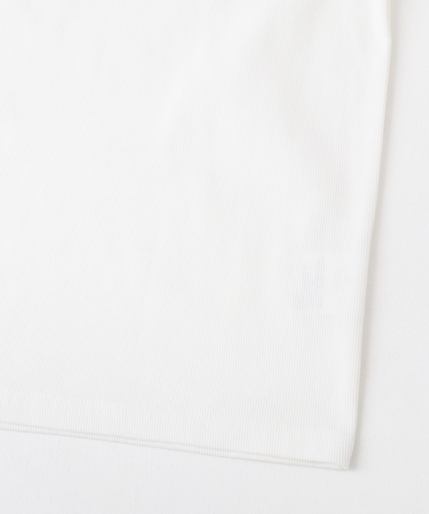 クールコットンリブ半袖Tシャツ WHT FREE