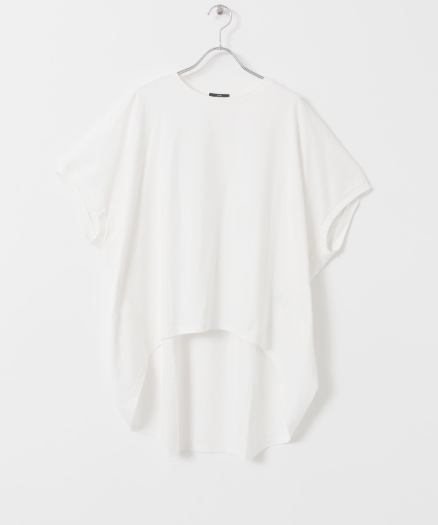 シルケットドルマンTシャツ WHT FREE