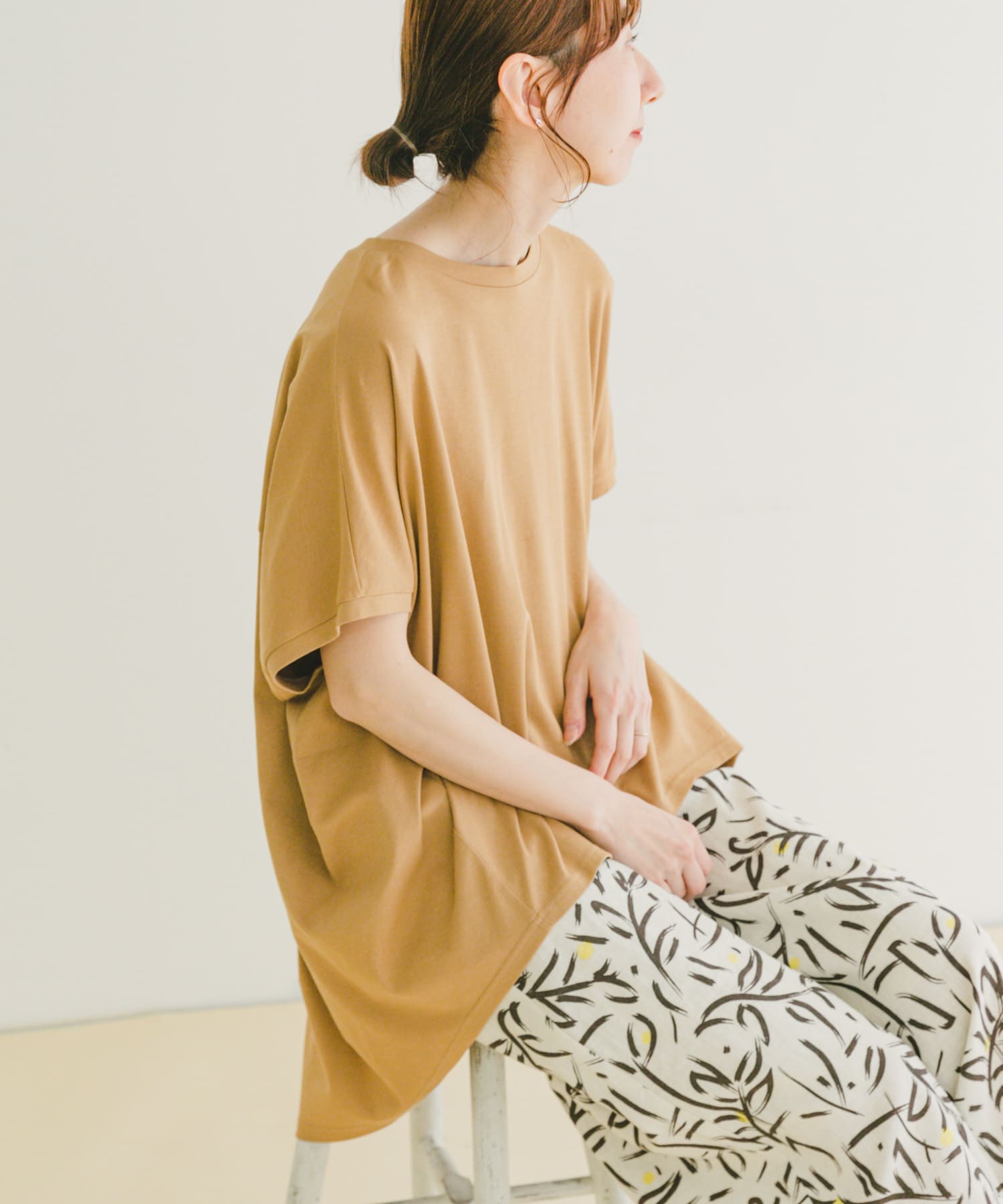 シルケットドルマンTシャツ