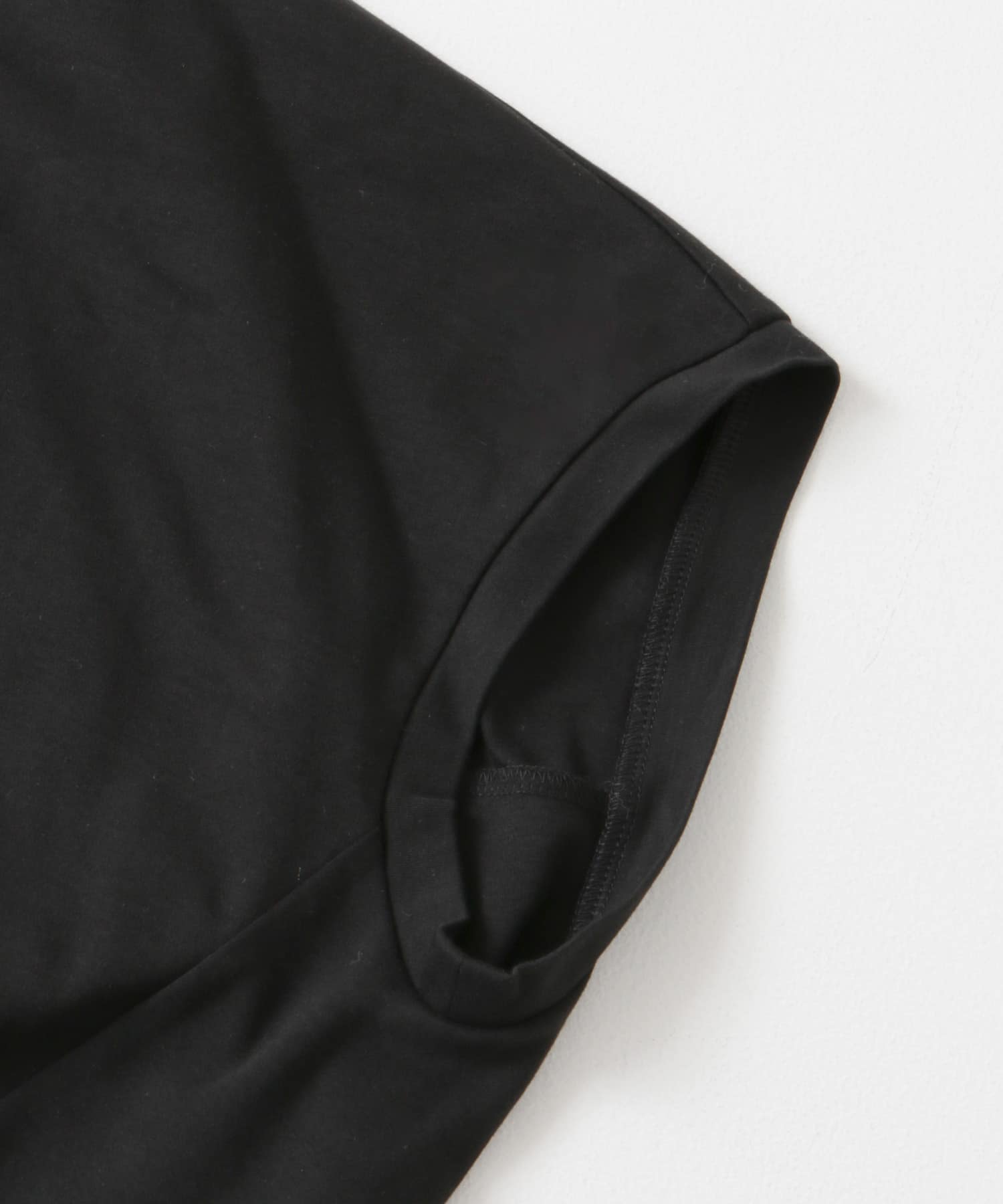 シルケットドルマンTシャツ BLK FREE