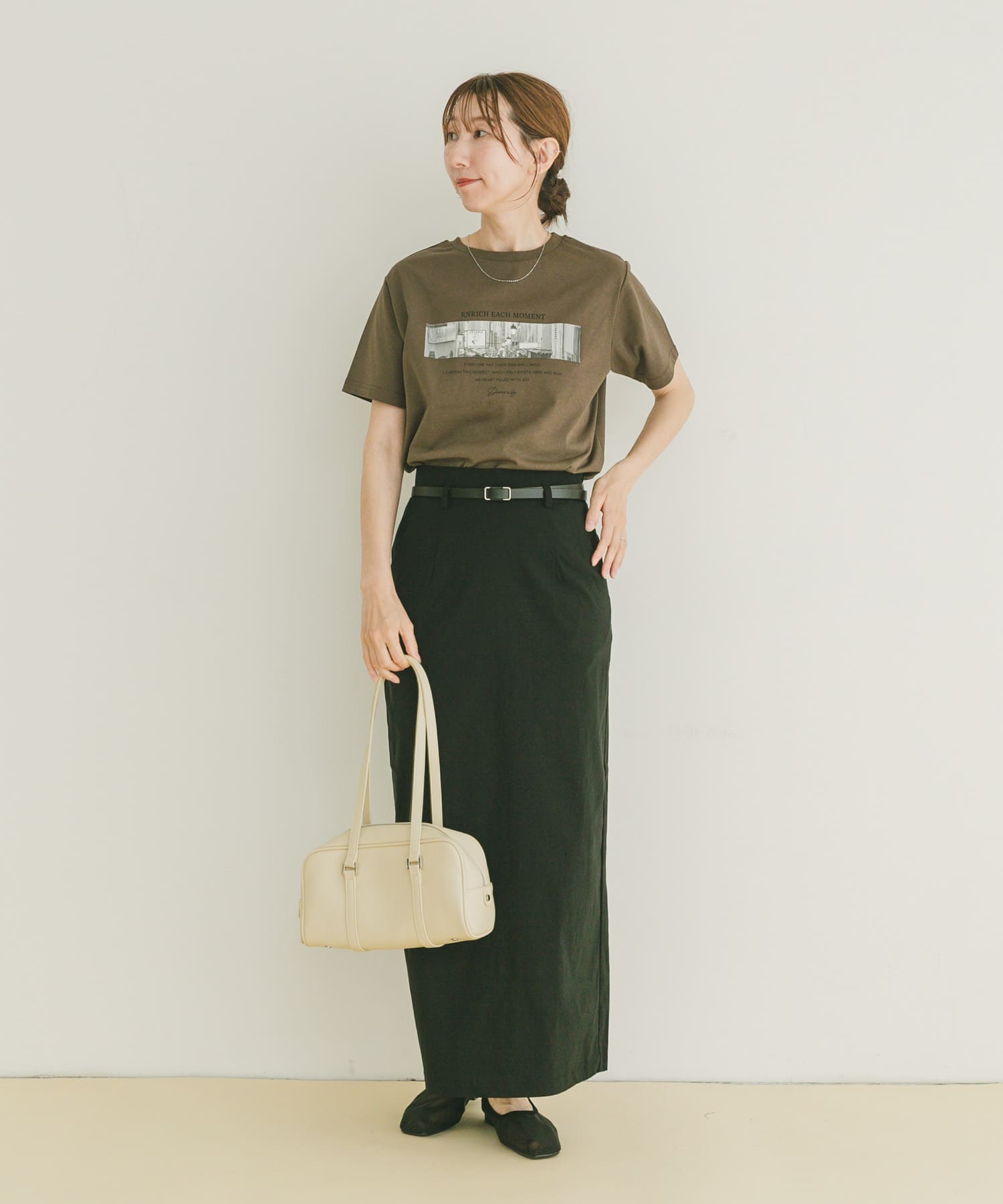 フォトプリントTシャツ BRN FREE