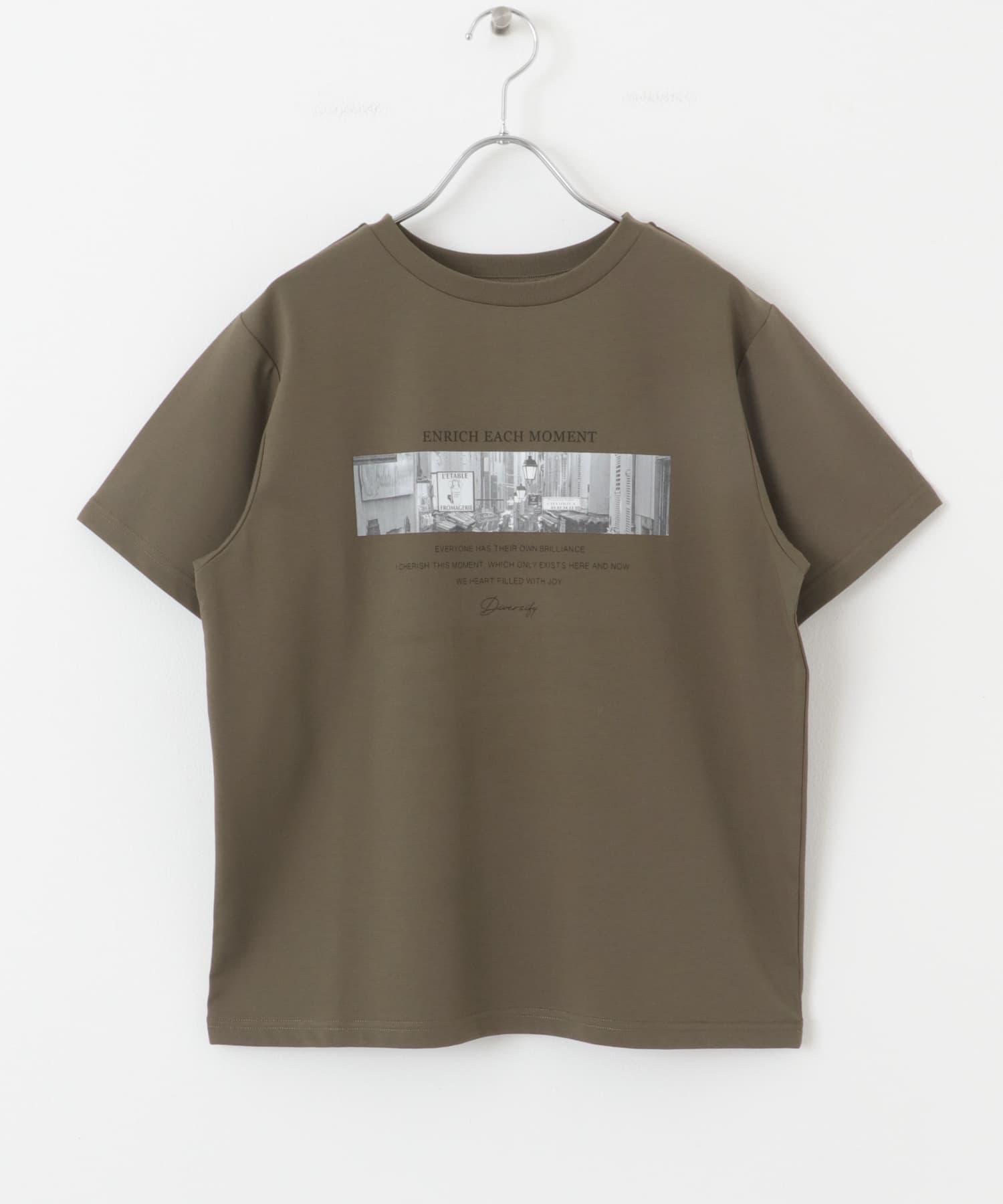 フォトプリントTシャツ BRN FREE