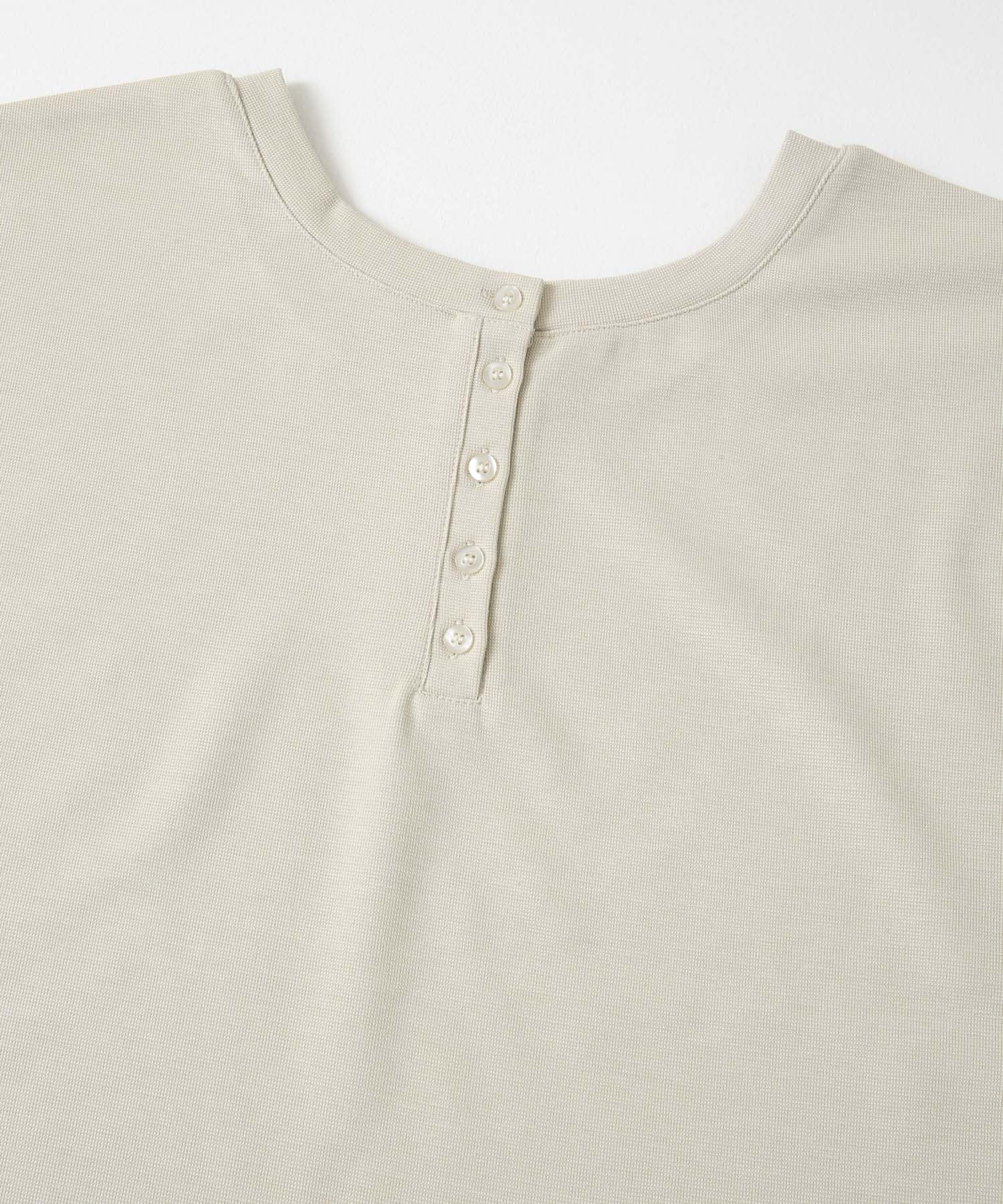 バックボタンフレンチTシャツ L.BEG FREE