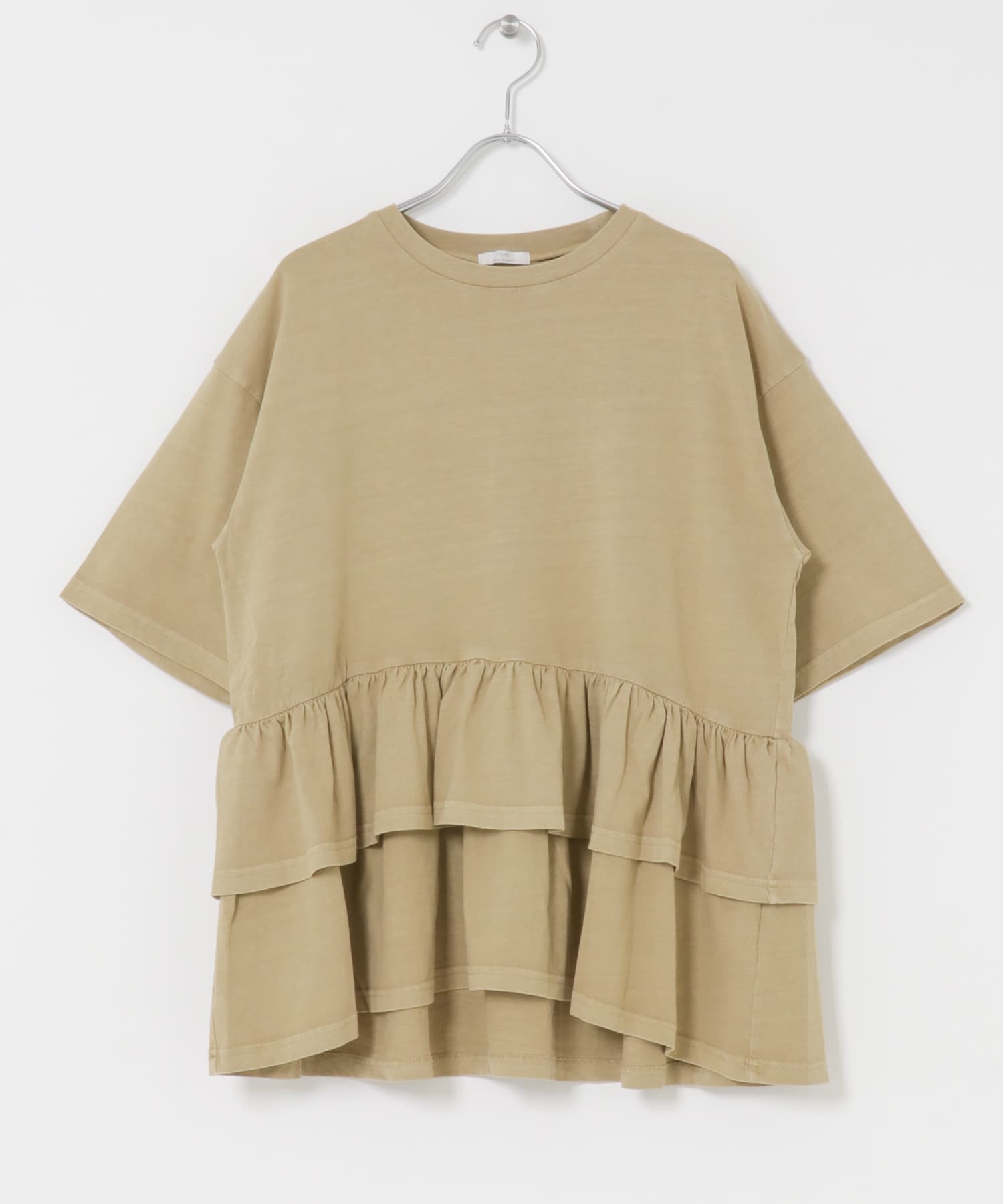 ピグメントティアードTシャツ
