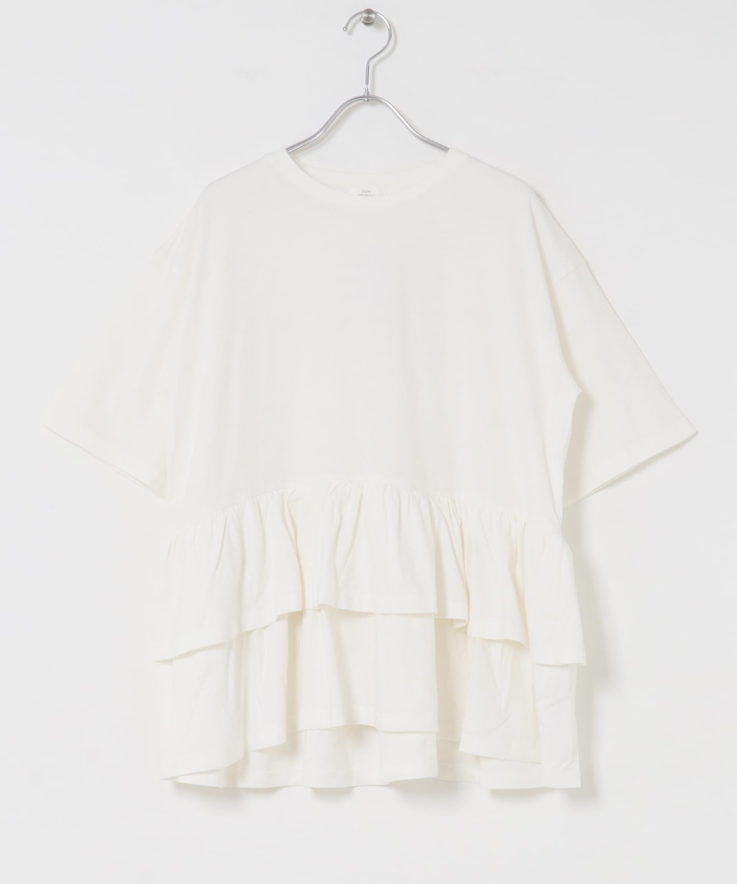 ピグメントティアードTシャツ