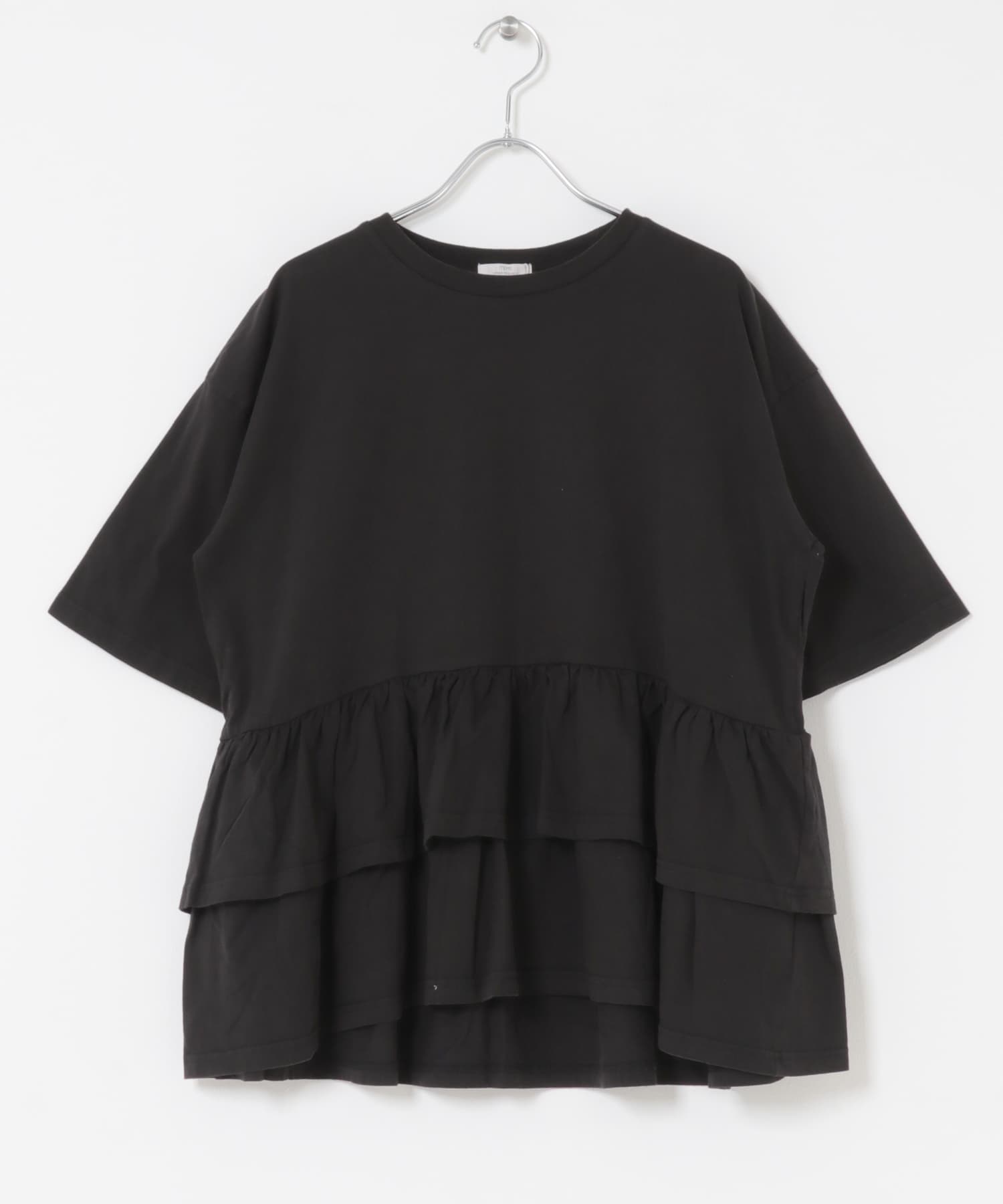 ピグメントティアードTシャツ