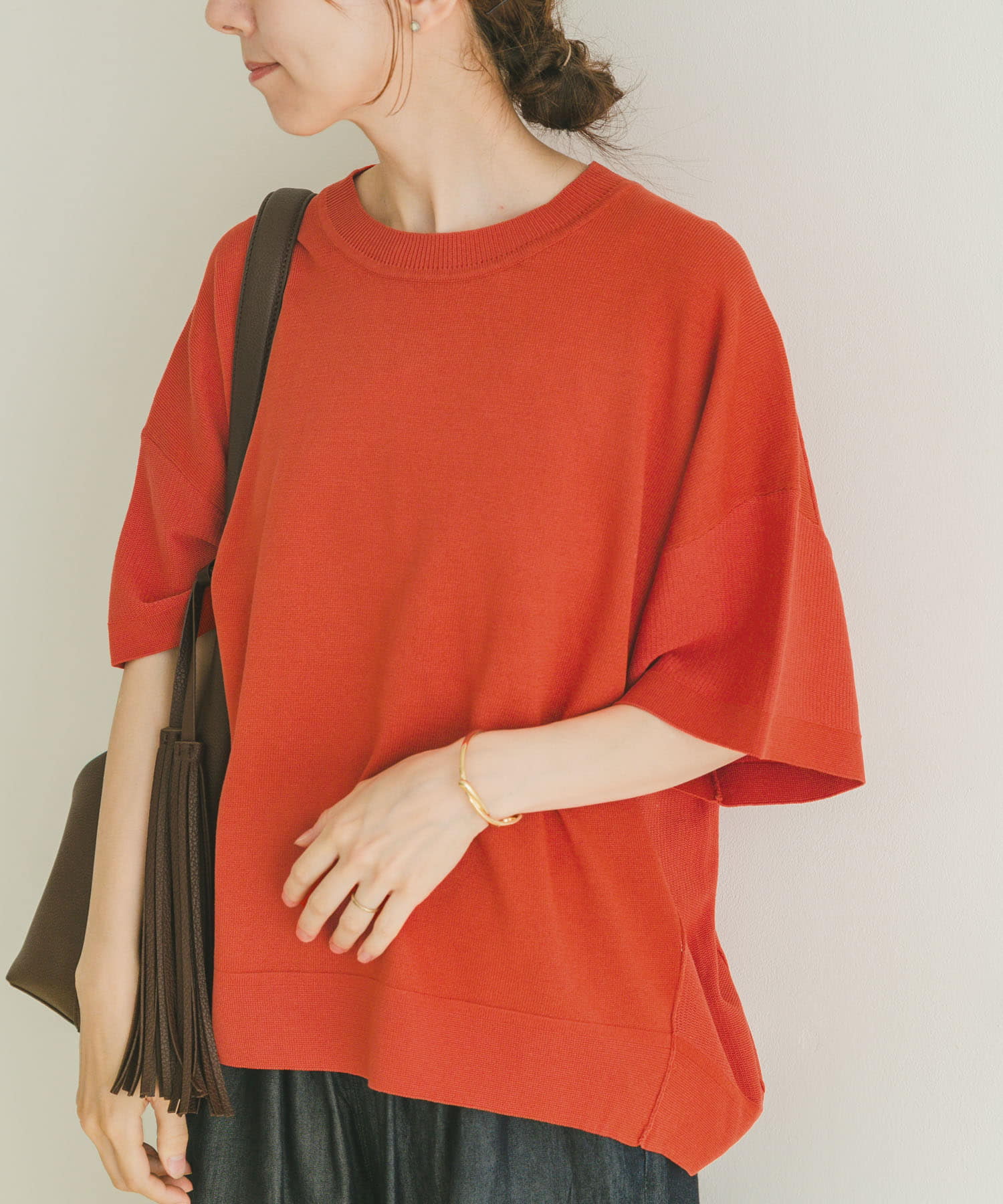 ニットTシャツ