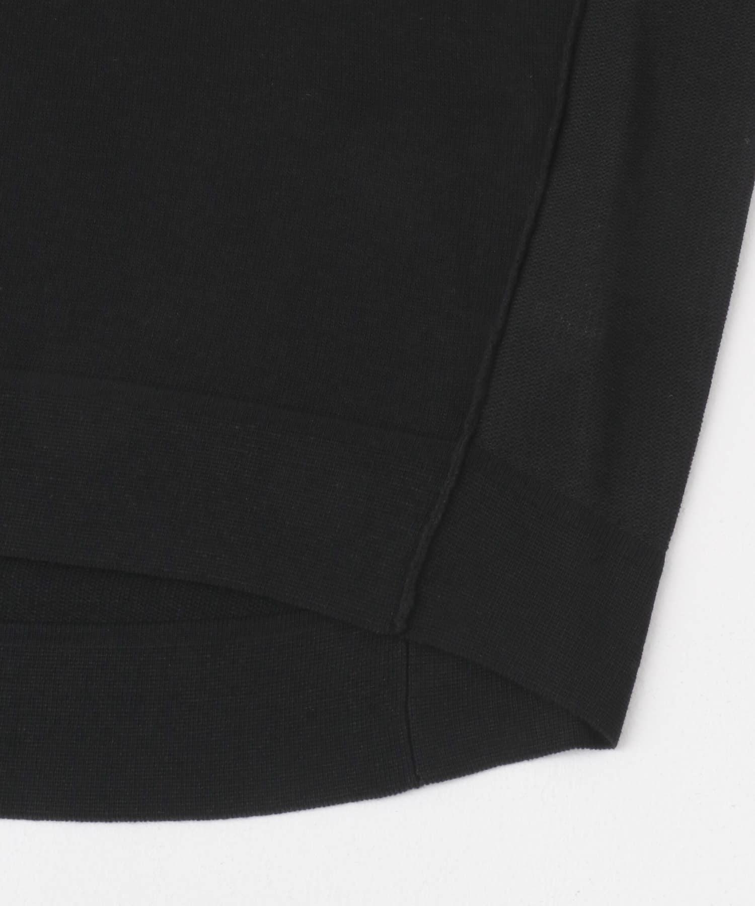 ニットTシャツ BLK FREE