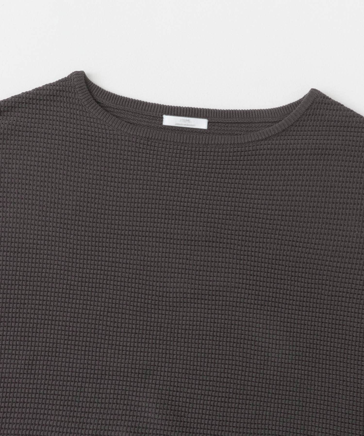 ワッフルフレンチニット CHA FREE