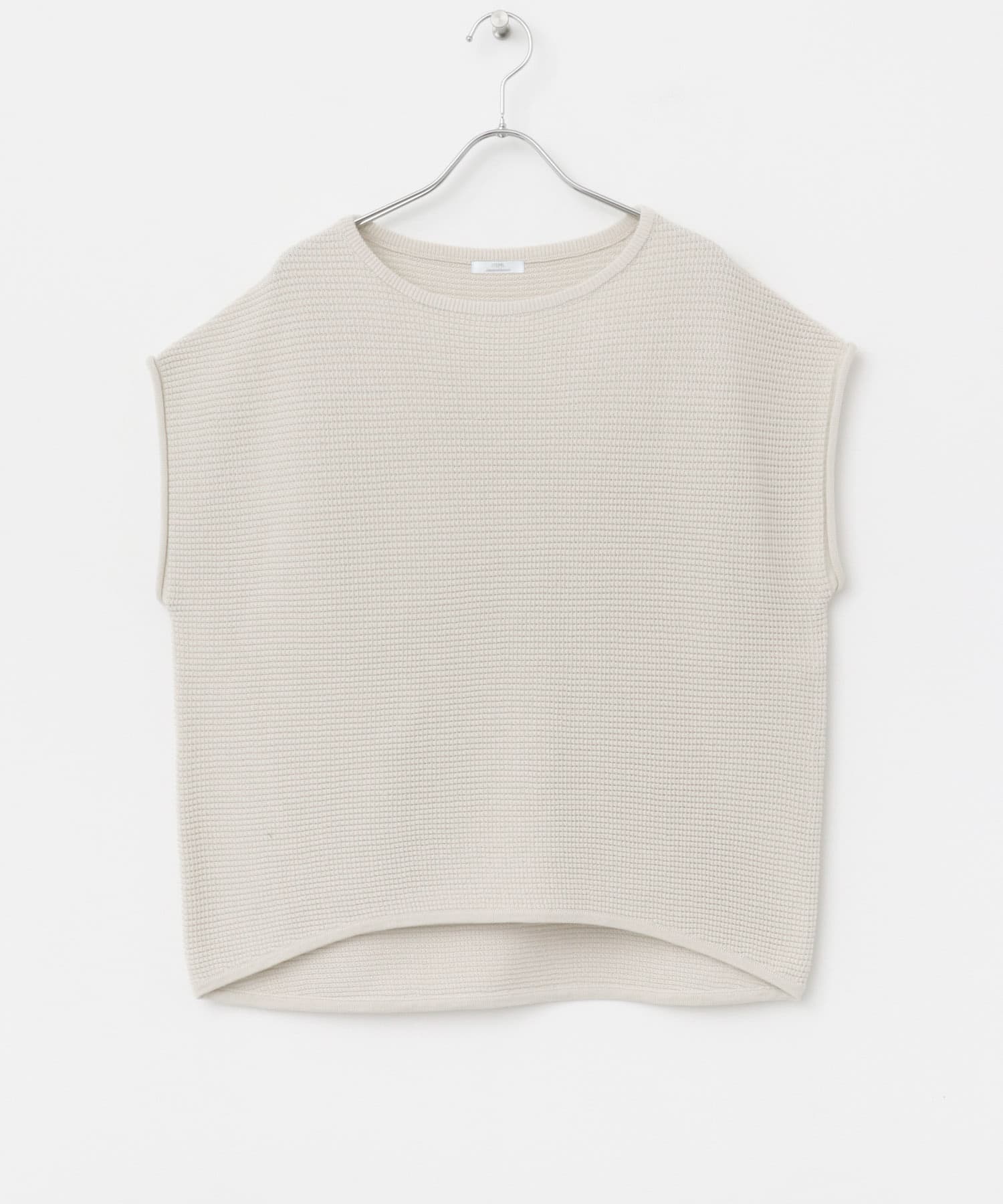 ワッフルフレンチニット WHT FREE