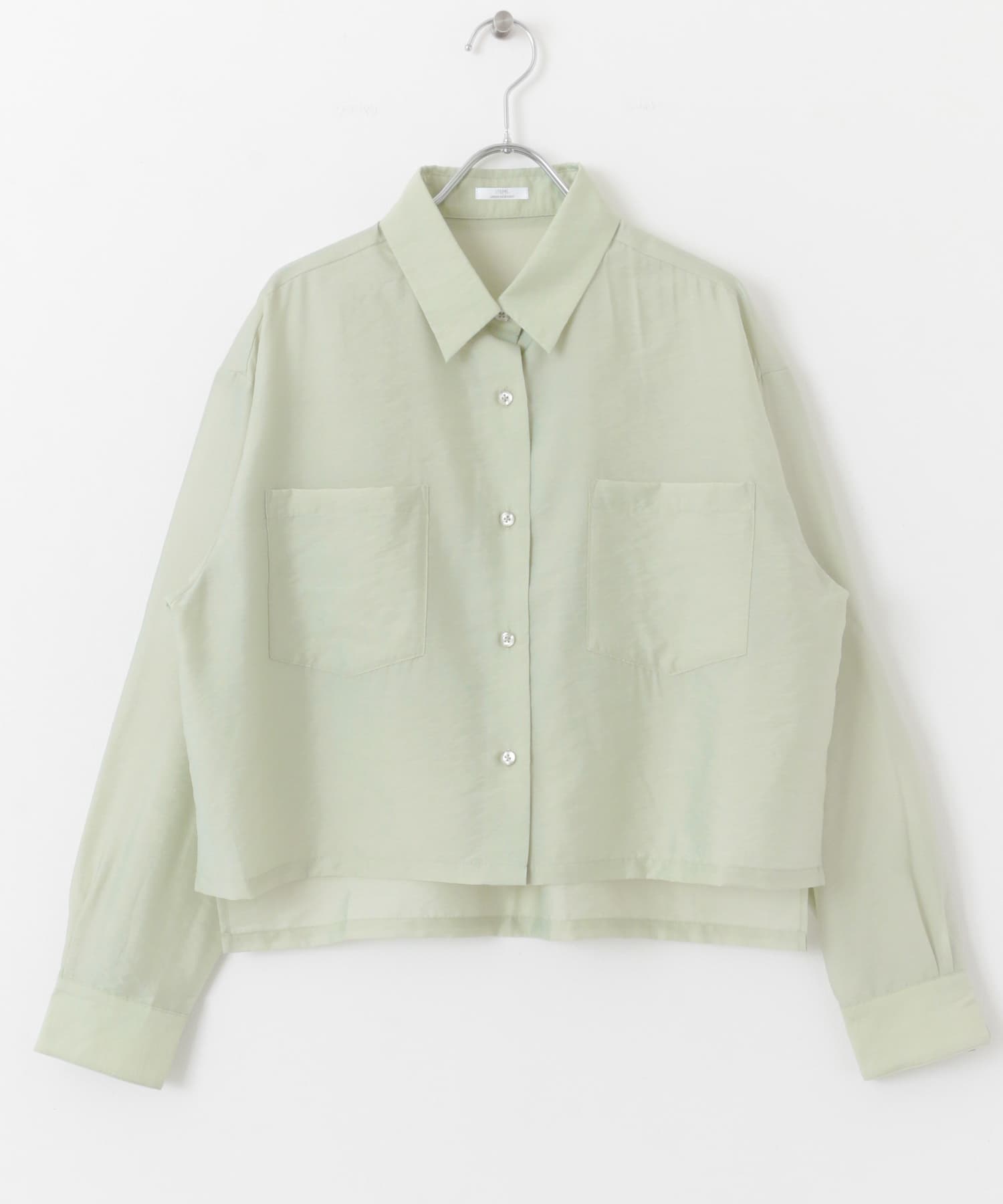 クロップドシアーシャツ MNT FREE