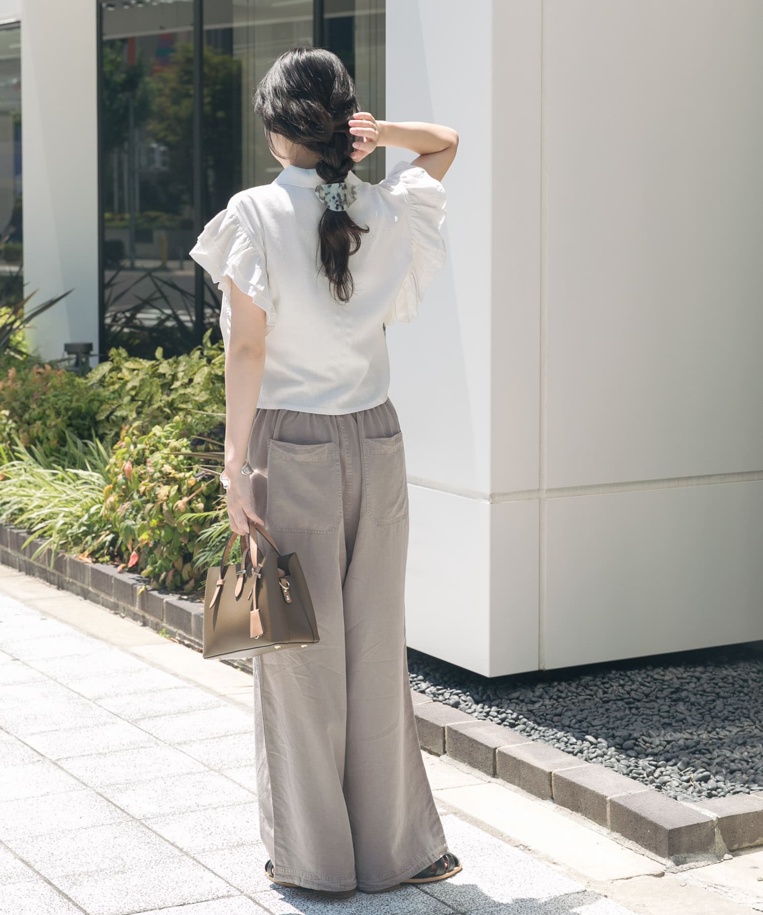 フリルリネンショートブラウス(FREE SRP): トップス｜URBAN RESEARCH