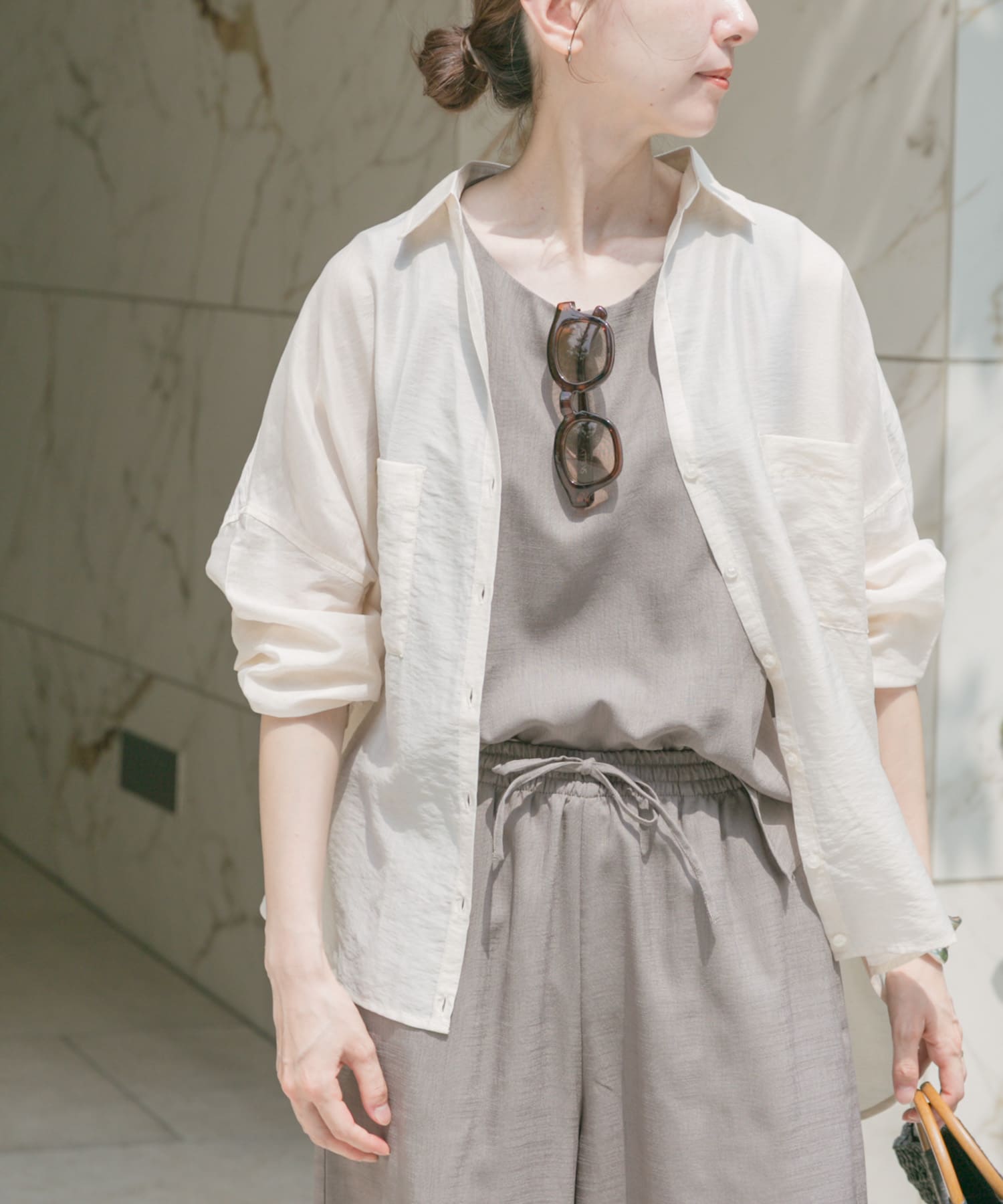 すーら★ページ Sheer Fraise Layered Top